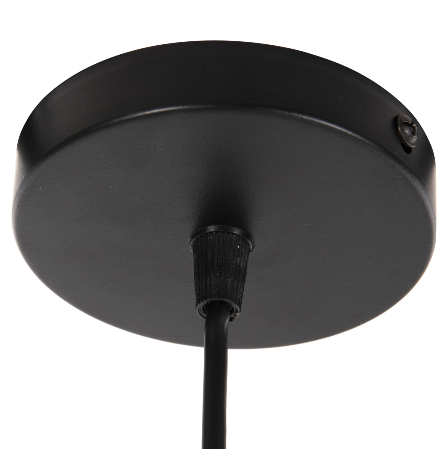 Ceiling Pendant Lamp Hm4119 Black Metal-glass Φ26x125hcm.