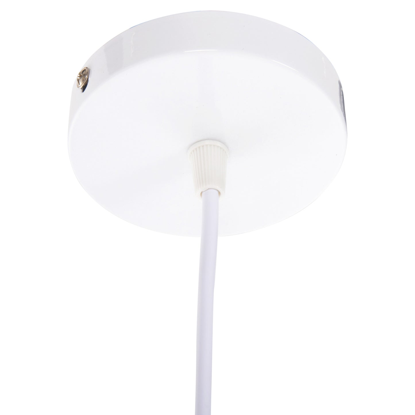 Ceiling Pendant Luminaire Hm4158.06 Yellow Aluminum Cap-white Cable Φ30x123,5hcm.