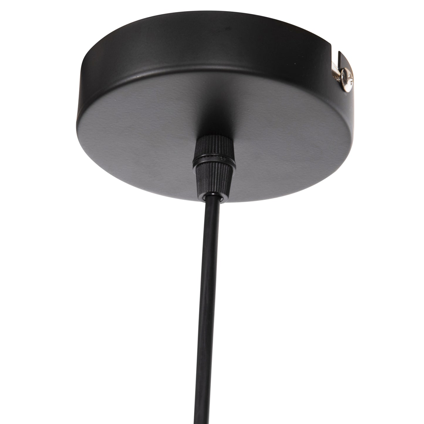 Ceiling Pendant Lamp Hm4346 Paper Rope ΙΝ Beige And Black Φ55,5x44hcm.