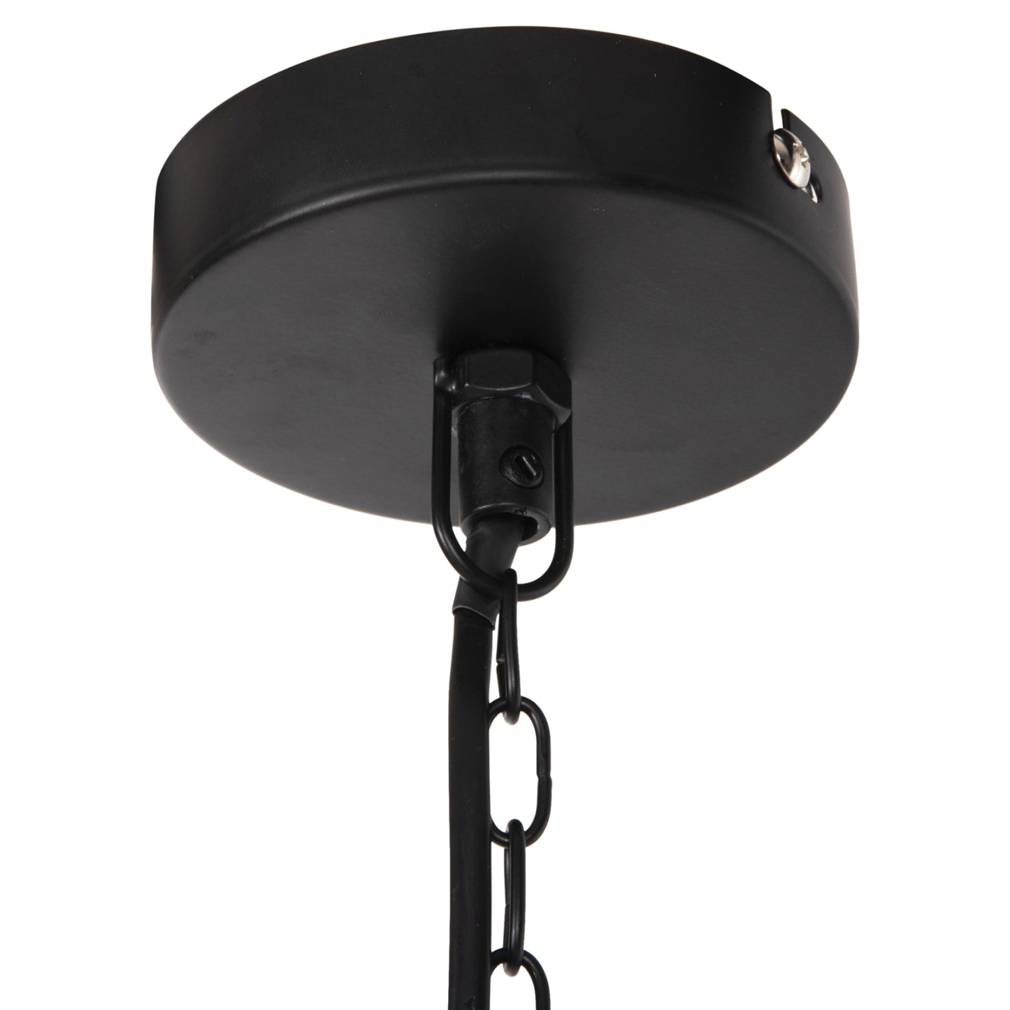 Ceiling Pendant Lamp Hm4354 Natural Rattan-paper Rope-natural&black Color Φ54x42-145hcm.