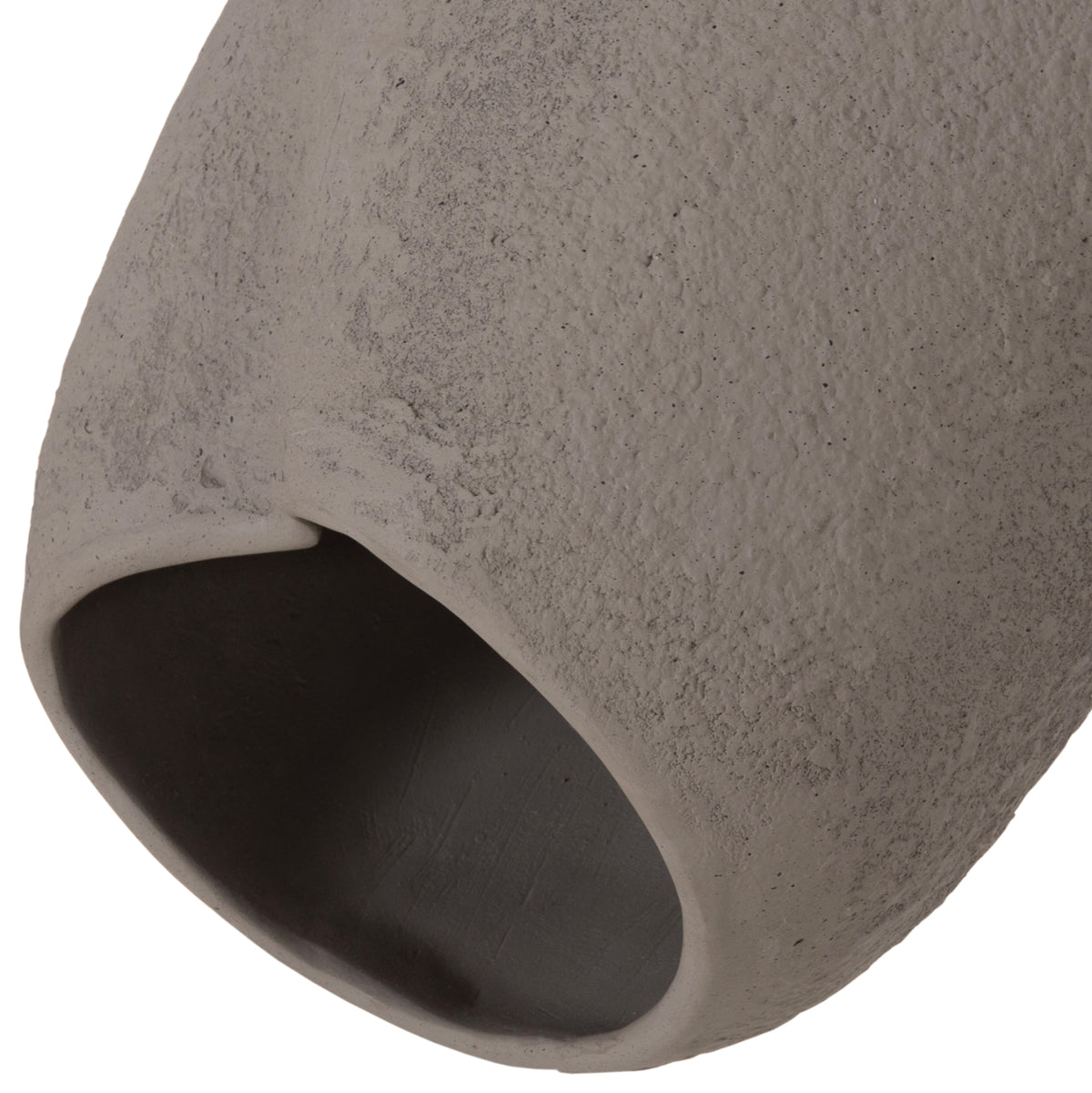 Ceiling Pendant Lamp Logky Hm4704.03l Fiber Cement In Grey 35x35x67hcm.