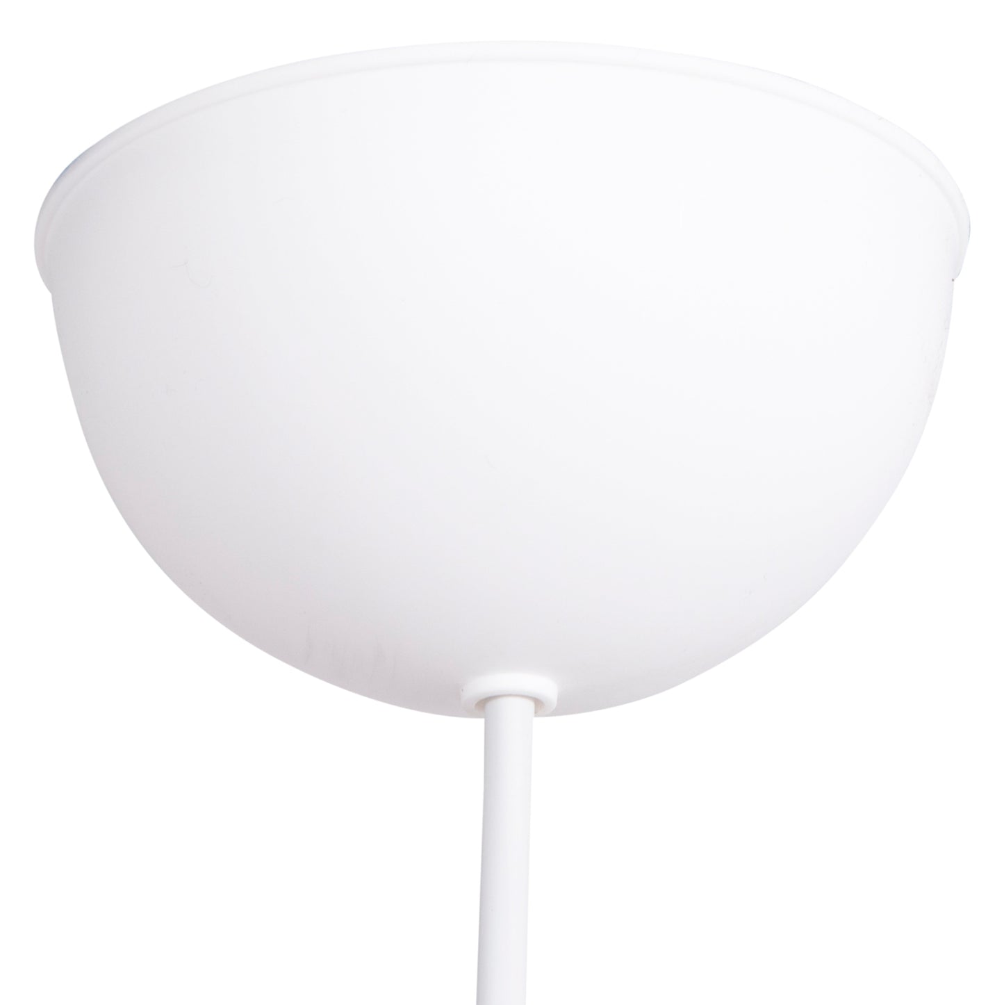 Ceiling Pendant Cylindrical Lamp Kriks Hm4707.01 Pvc In White Φ30x70hcm.