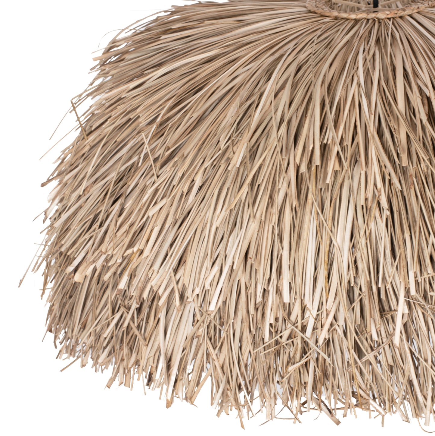 Ceiling Pendant With Pandan And Mendong Grass Cap Natural Color Φ80Χ35hcm.hm7778