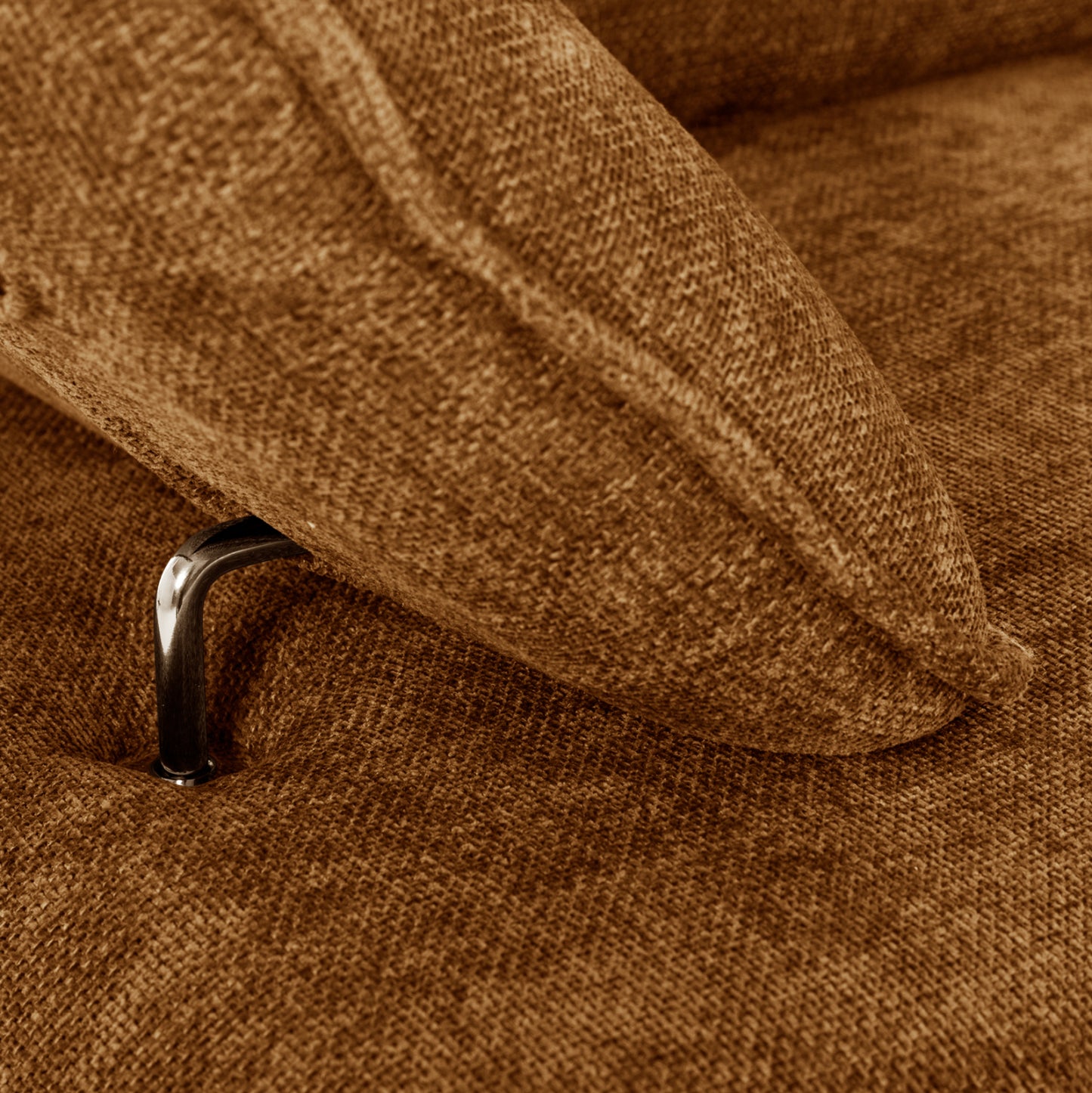 Corner (right) Sofa-bed Convert Hm3268.02r Brick Red Fabric 283x188x100hcm.