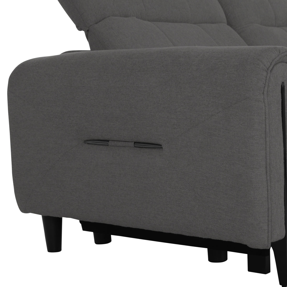 Corner Sofa With 2 Recline Seats Oracle Hm3290.01 Grey Fabric 260x260x90(seat Depth)x94hcm.