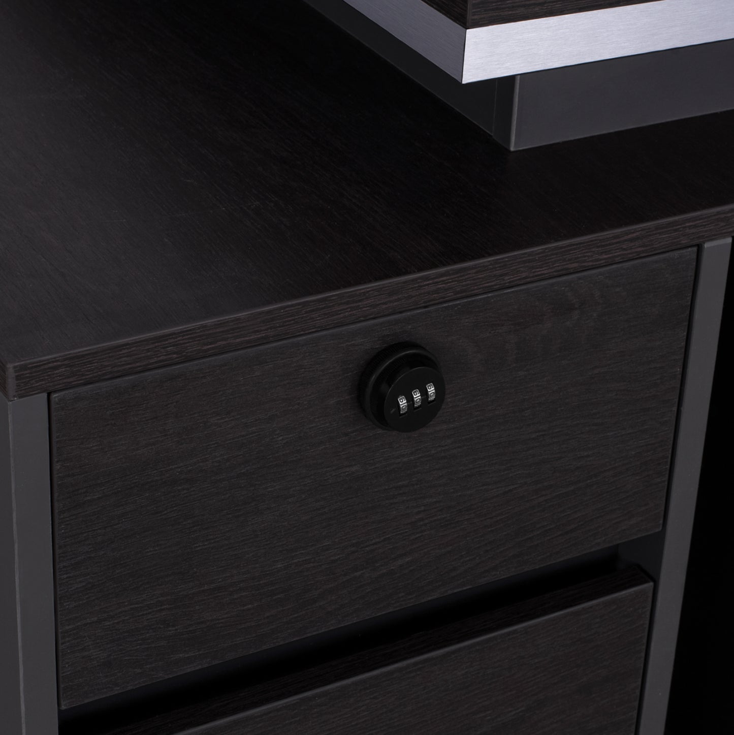 Professional Office With Left Closet Rosewood Hm2113l 180x80x76cm