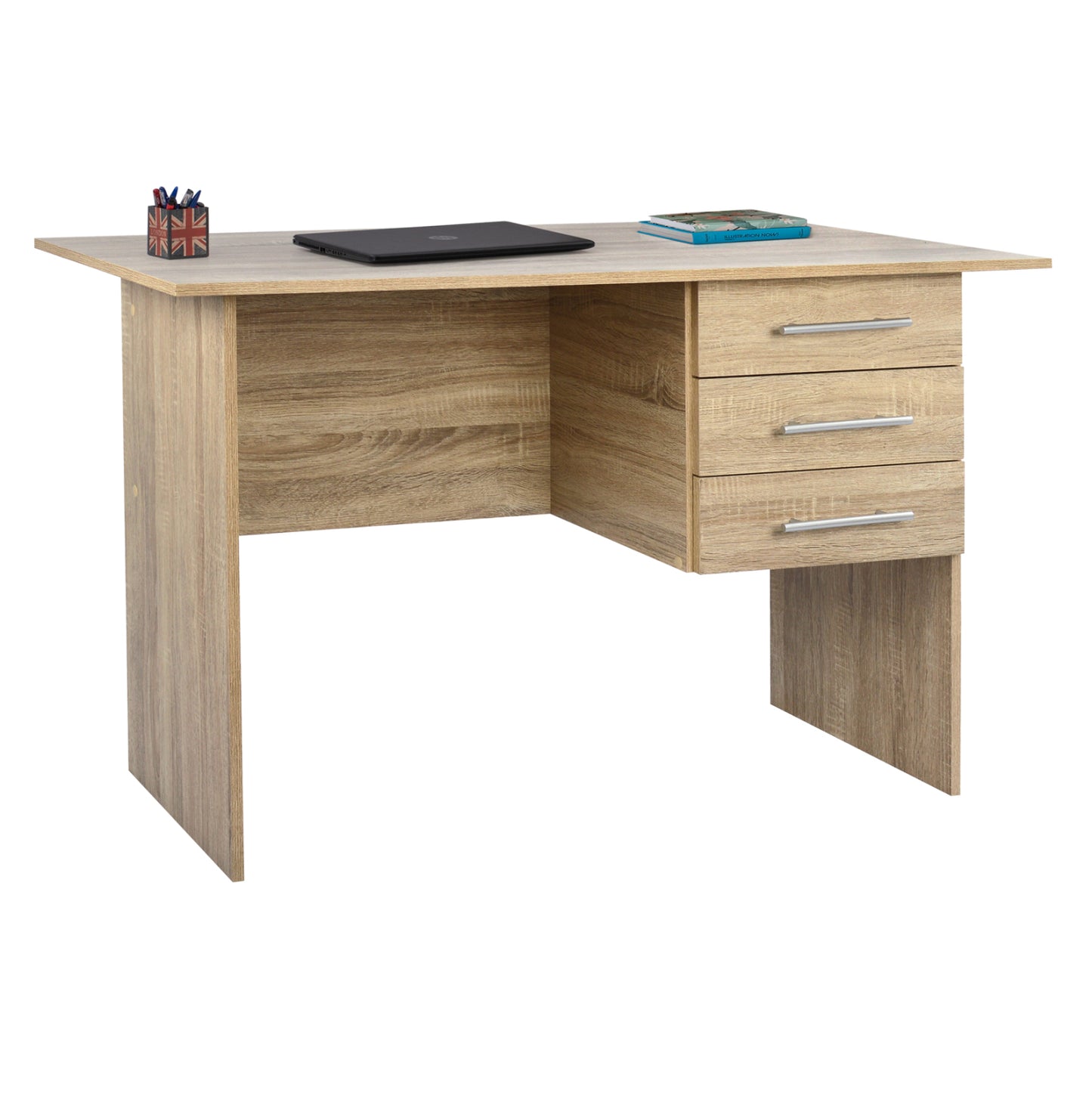 Office Melamine Hm2029.02 With 3 Drawers Sonama 120x60x76cm
