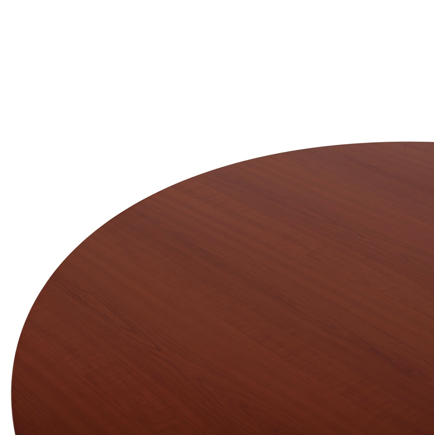 Conference Oval Desk Sienna Hm2134.03 Melamine In Anthracite-top In Cherry 240x120x75hcm.