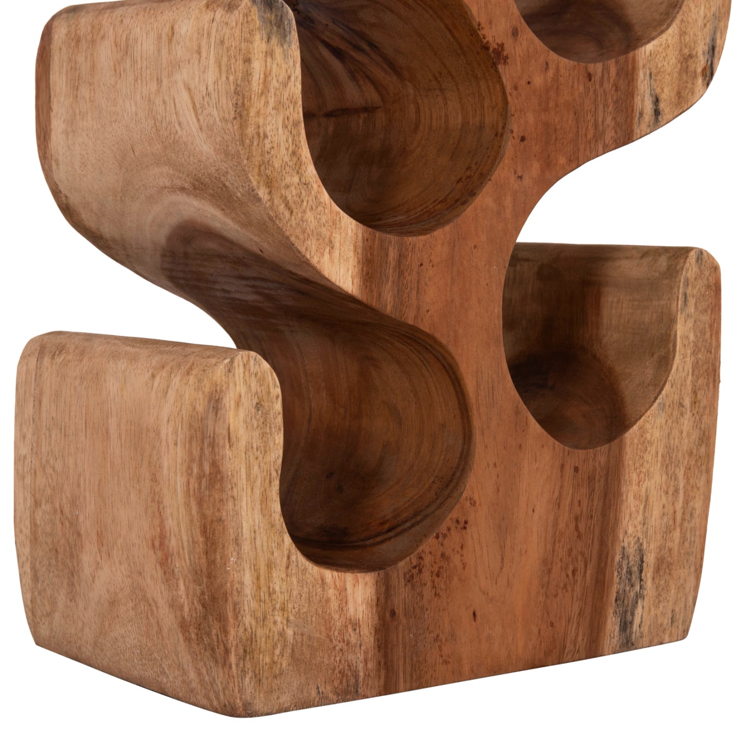 Bottle Rack 8-place Diony Hm18232.11 Suar Wood--natural Color 25x18x71hcm.