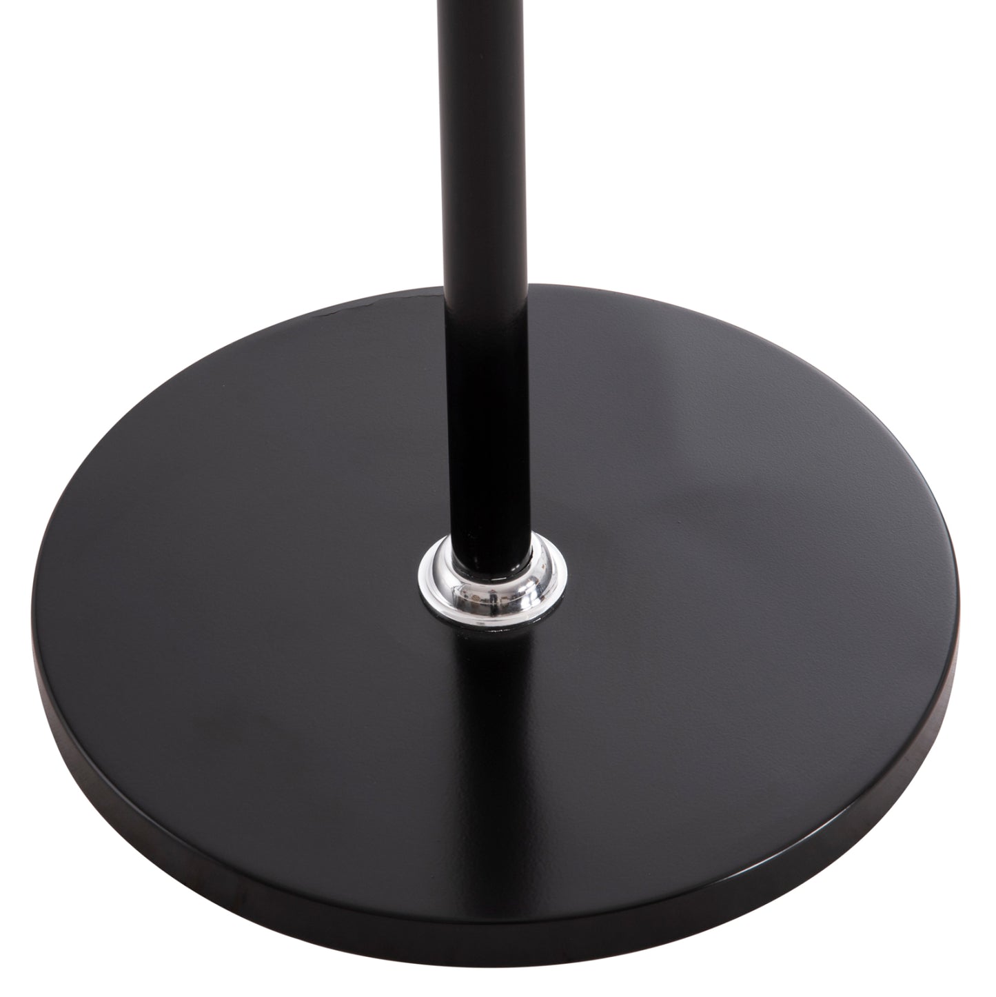 Coat Hanger Billy Hm18075.01 Beech Wood-black Metal-base With Wood Φ37.5x180hcm.