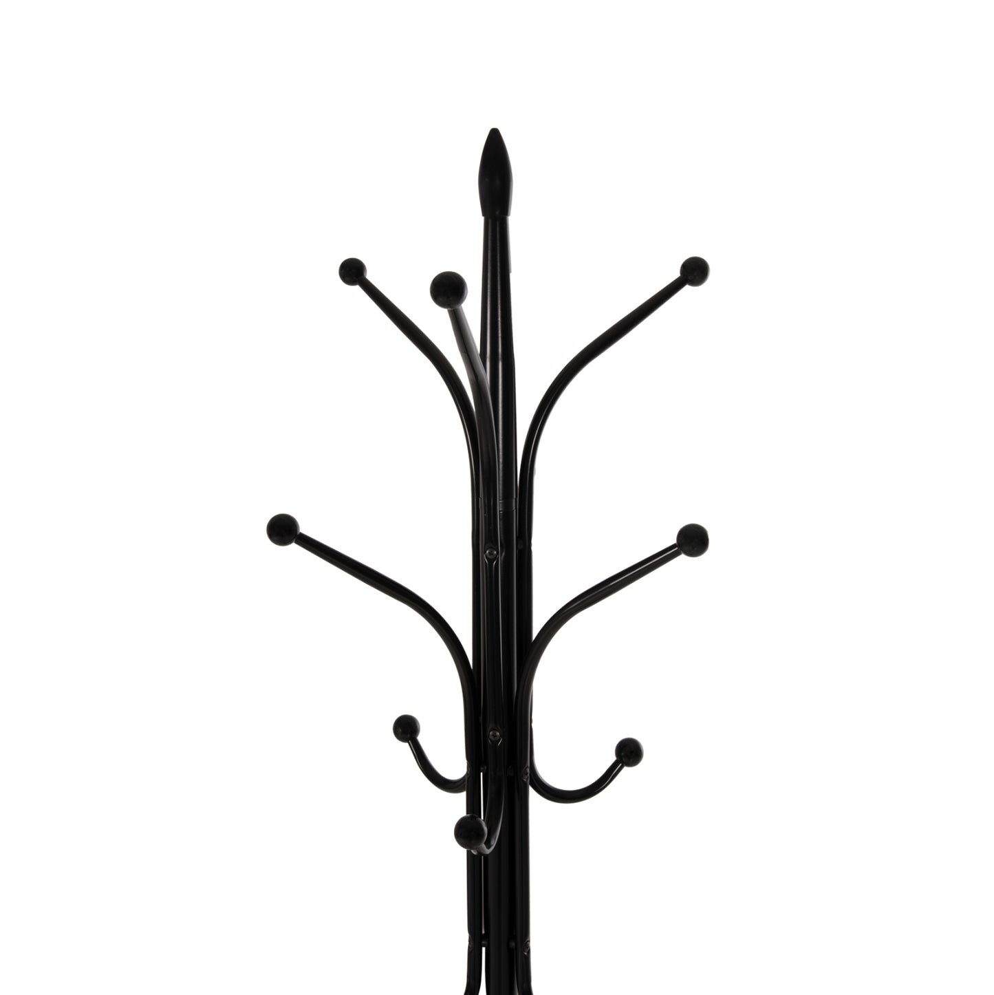 Floor Standing Hanger Hm9573.01 Metallic 13 Hanging Positions-black Φ37x180hcm.