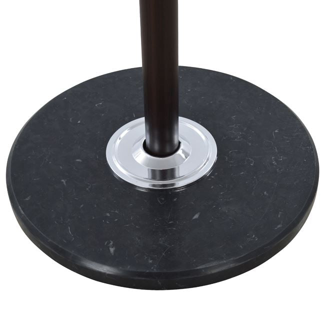 Hat/coat Stand Metallic Shia Hm0038.05 Rotating Walnut With Black Marble Base Φ37x170Η Cm