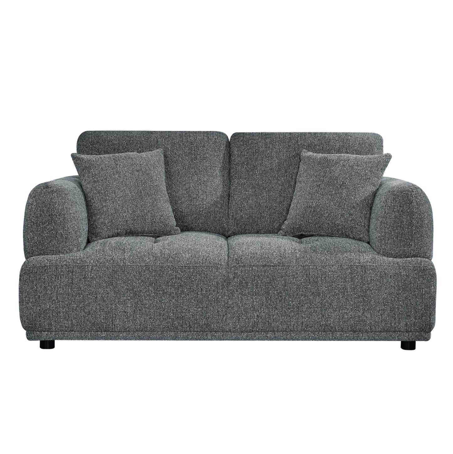 Sofa 2-seater Structo Hm3330.01 Grey Fabric 168x94x88hcm.