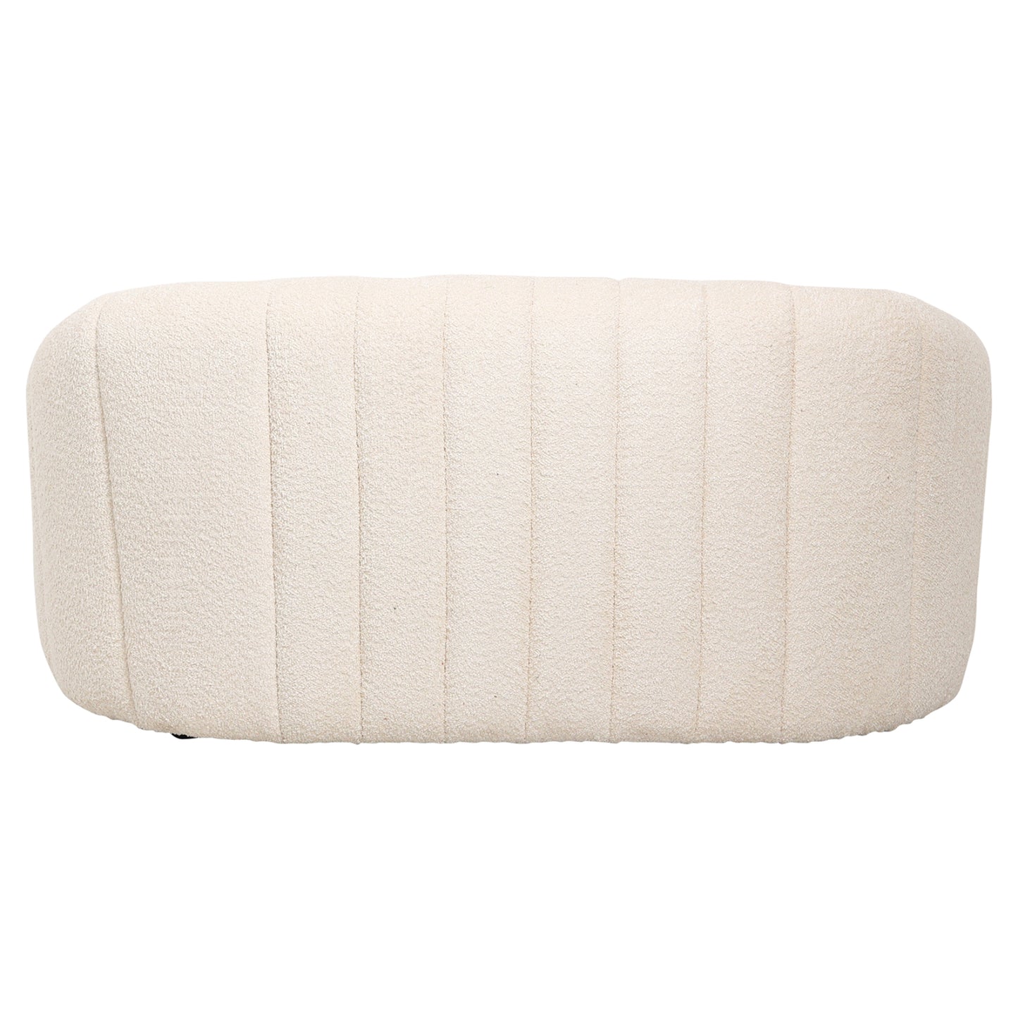 Sofa 2-seater Moby Hm9595.06 Ecru Boucle Fabric 148x83x66hcm.