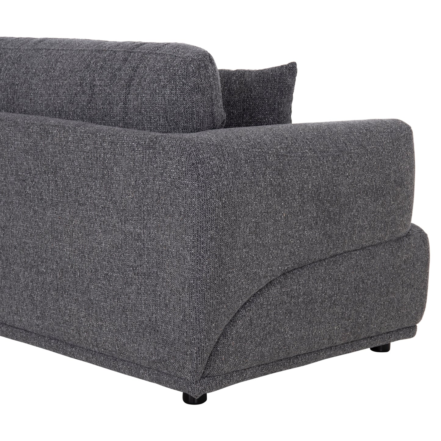 Sofa 3-seater Structo Hm3329.01 Grey Fabric 227x94x88hcm.