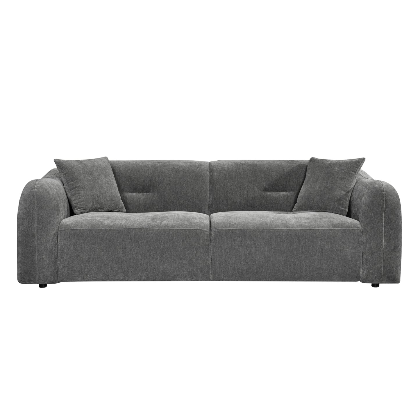 Sofa 3-seater Junoa Hm3333.01 Grey Fabric 228x89x74hcm.