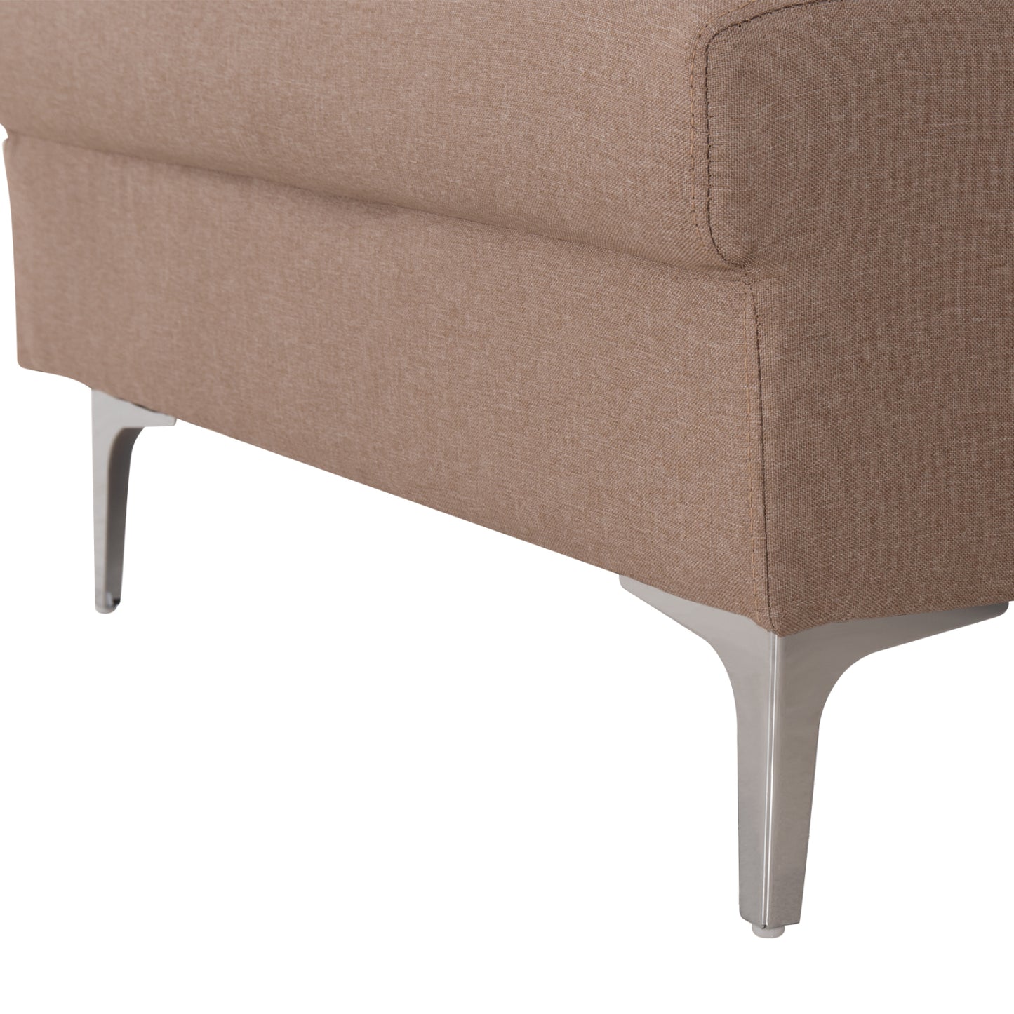 Sofa Left Corner Anton Hm3340.02l Ivory Fabric--metal Legs 260x130x84hcm