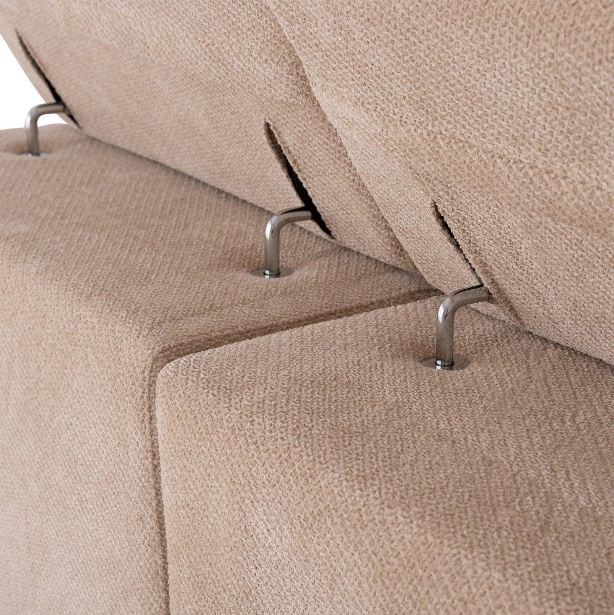 Corner Sofa Right Divya Hm3267.11r Brown Fabric 260x100-174x104hcm.