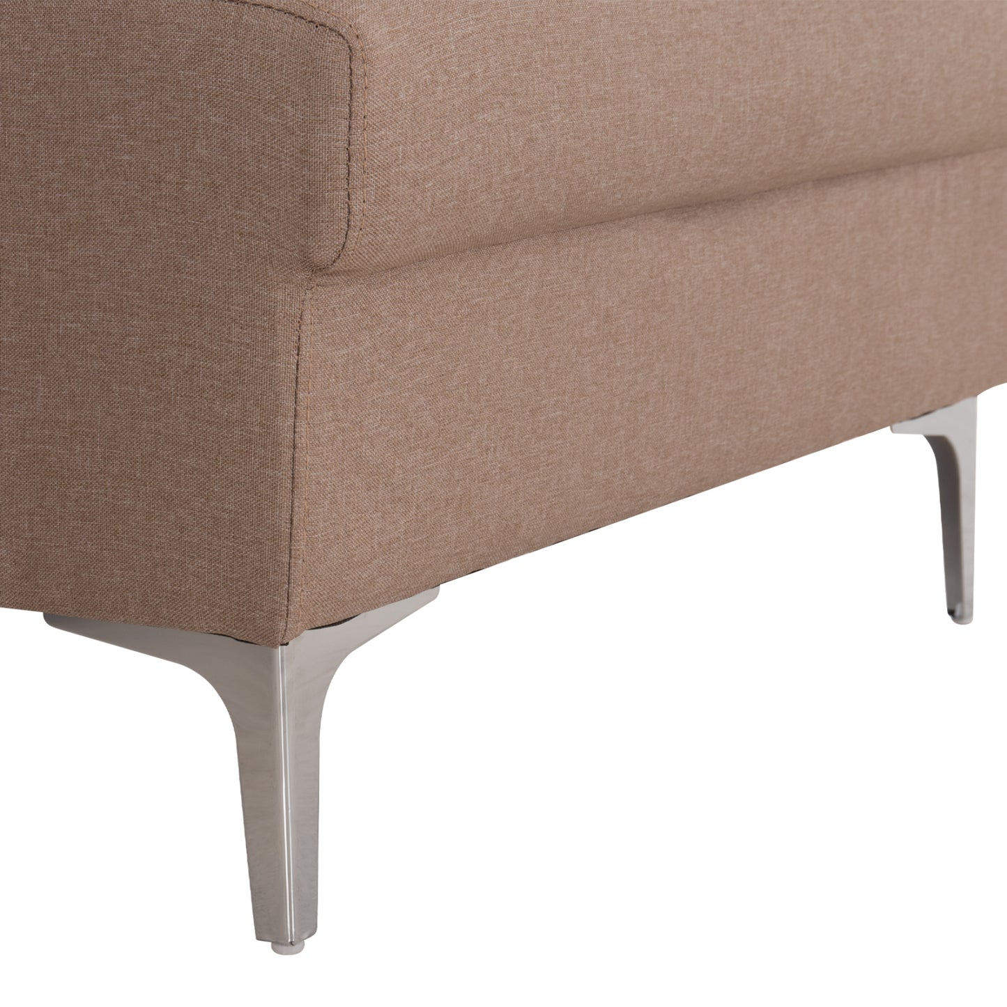 Sofa Right Corner Anton Hm3340.02r Ivory Fabric--metal Legs 260x130x84hcm