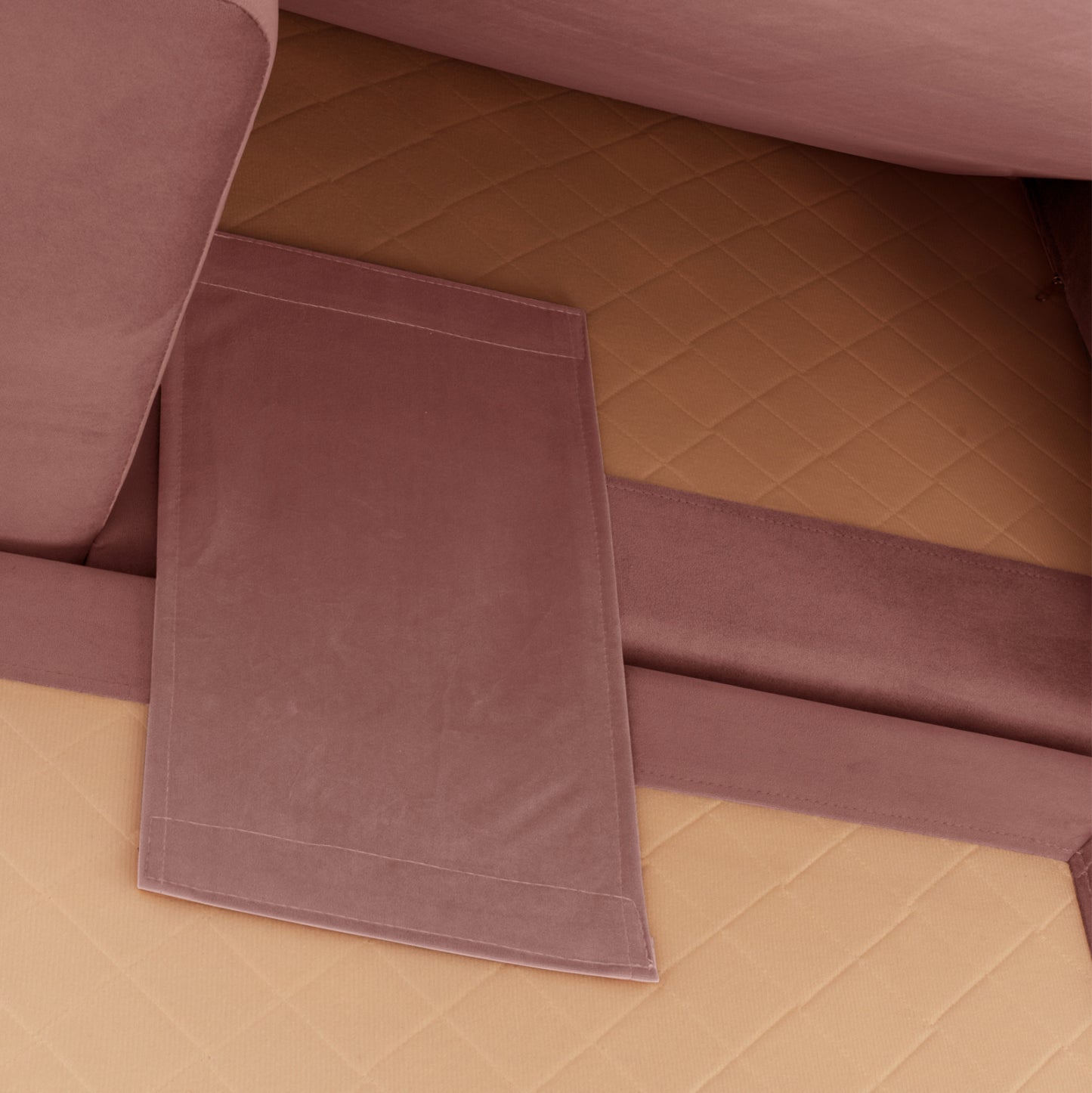 Portofino Corner Sofa, Dusty Pink, High Leg, 2pcs, Interchangeable, Stain-resistant, And Water-repellent Fab