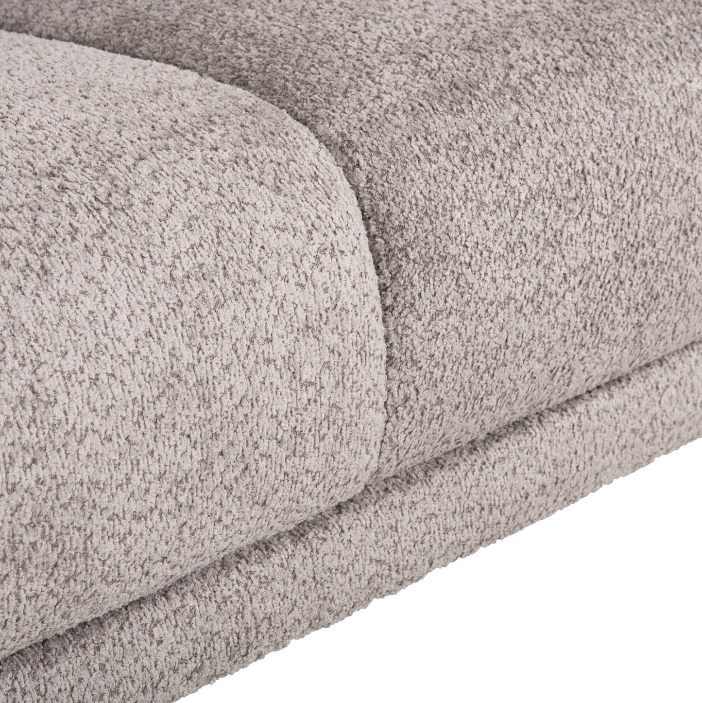 Corner Sofa Symmet Hm3269.01 Light Gray Fabric-glossy Anthracite Legs 314x314x90-102hcm.