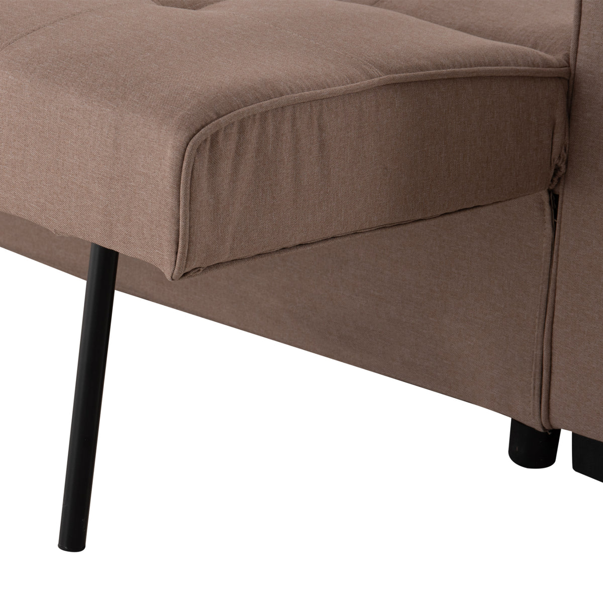 Sofa/bed Kanna 2-seater Kanna Hm3082.02 With Beige Fabric 175x92x87Ηcm