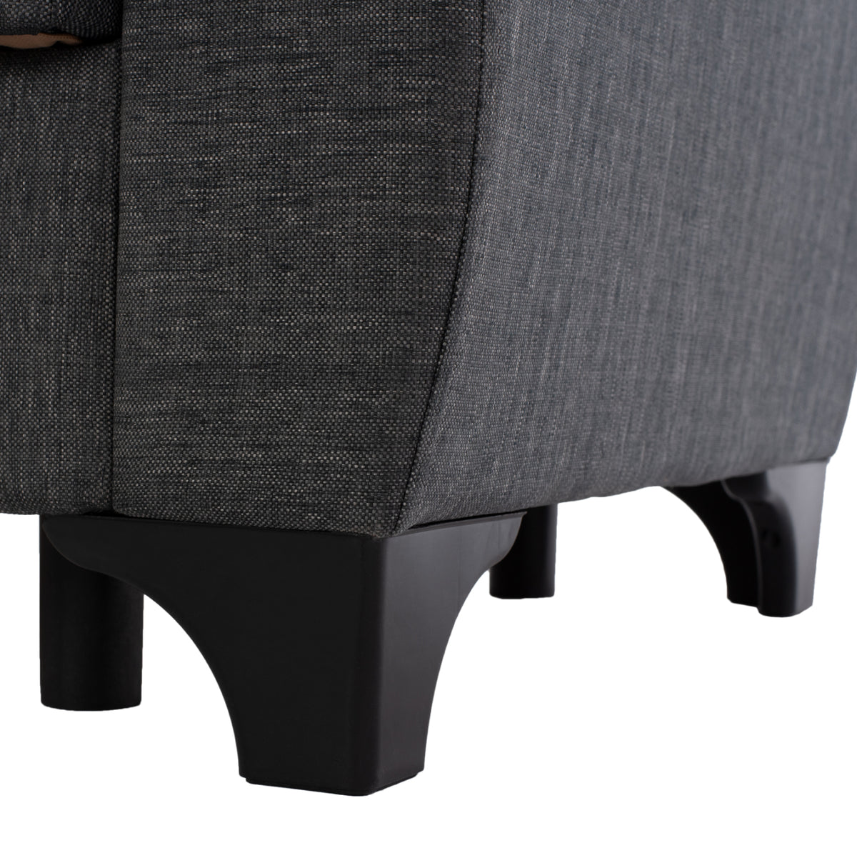 Hm3243.03 2-seater Sofa-bed, Tall Back, Grey, 160x84x88cm
