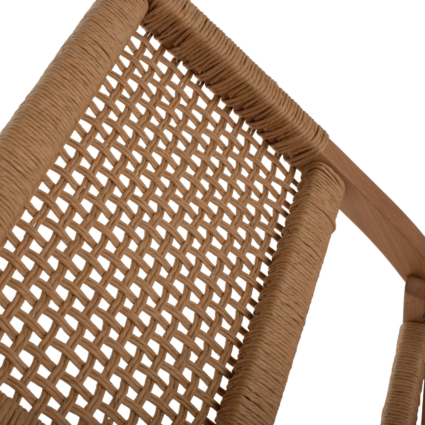Folding Chair Made Of Beech Wood And Rope In Natural 47x58x84hcm.hm9411.01