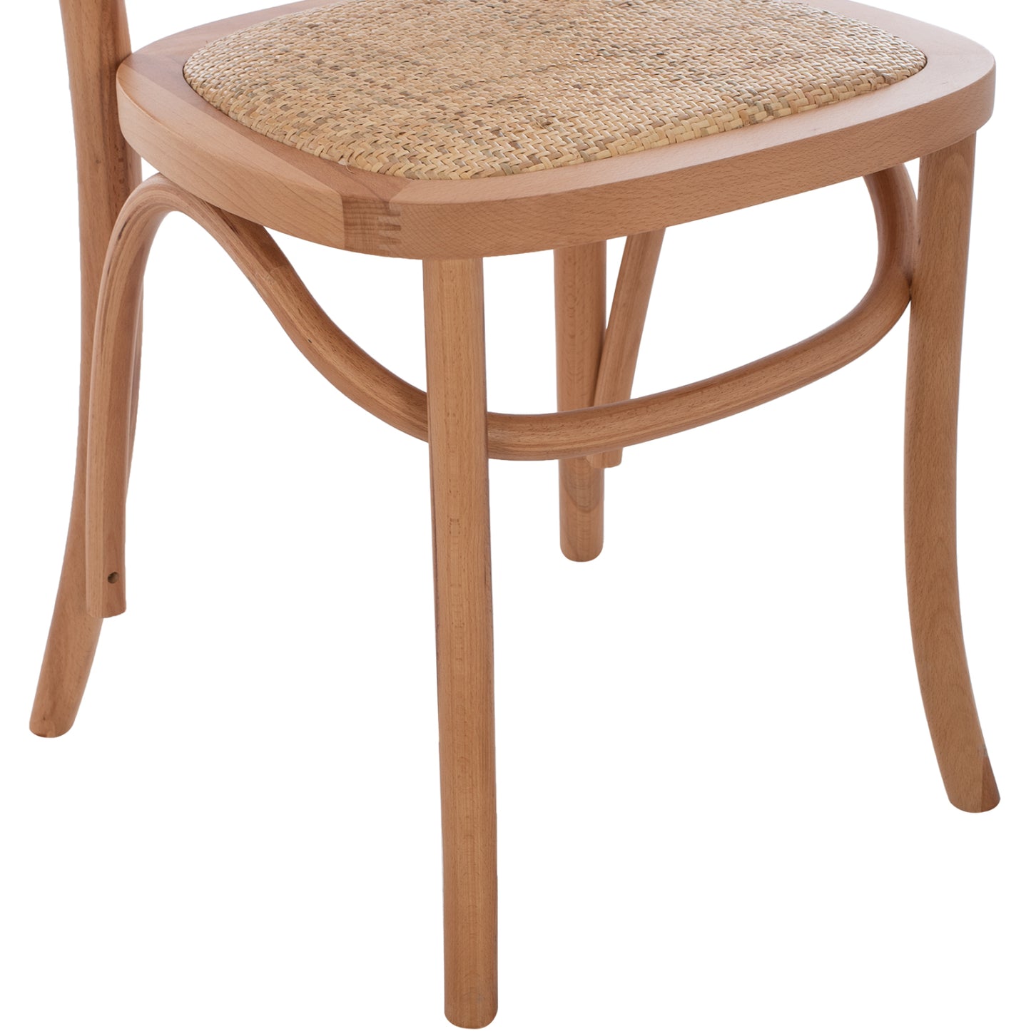 Chair Sloan Professional Beech Wood Perforated Backrest Hm8915.21 Natural 45x48x88hcm.