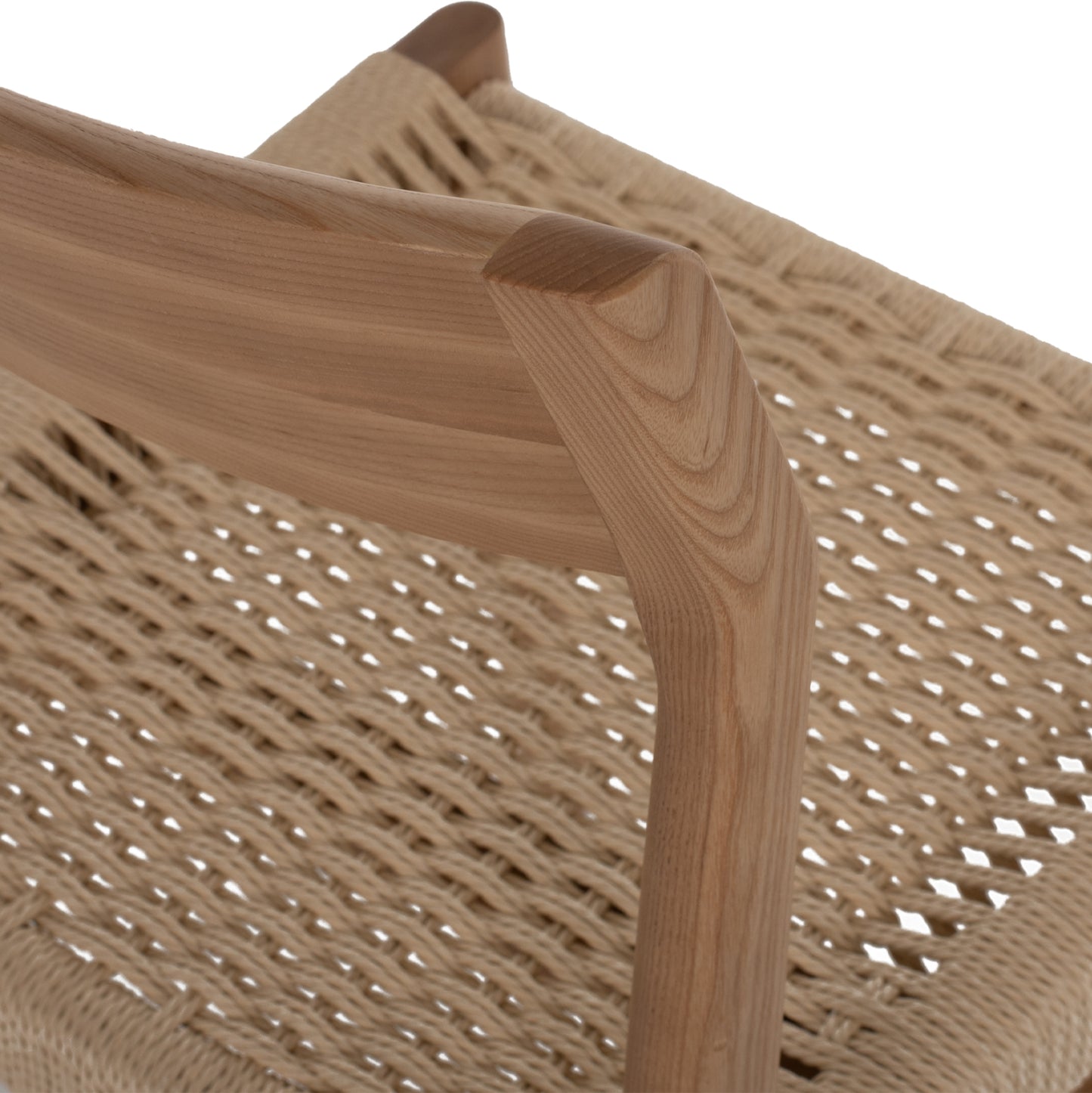 Dining Chair Pontus Hm9322.11 Rubberwood And Rope Seat-natural Color 47x52x80hcm.