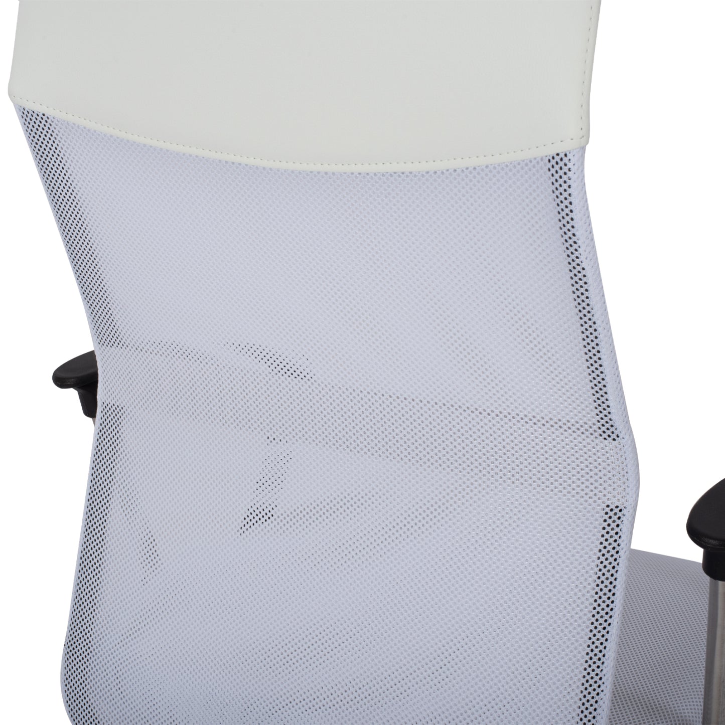 Office Chair Hm1000.04 White Mesh Chromed Leg 61x58x118
