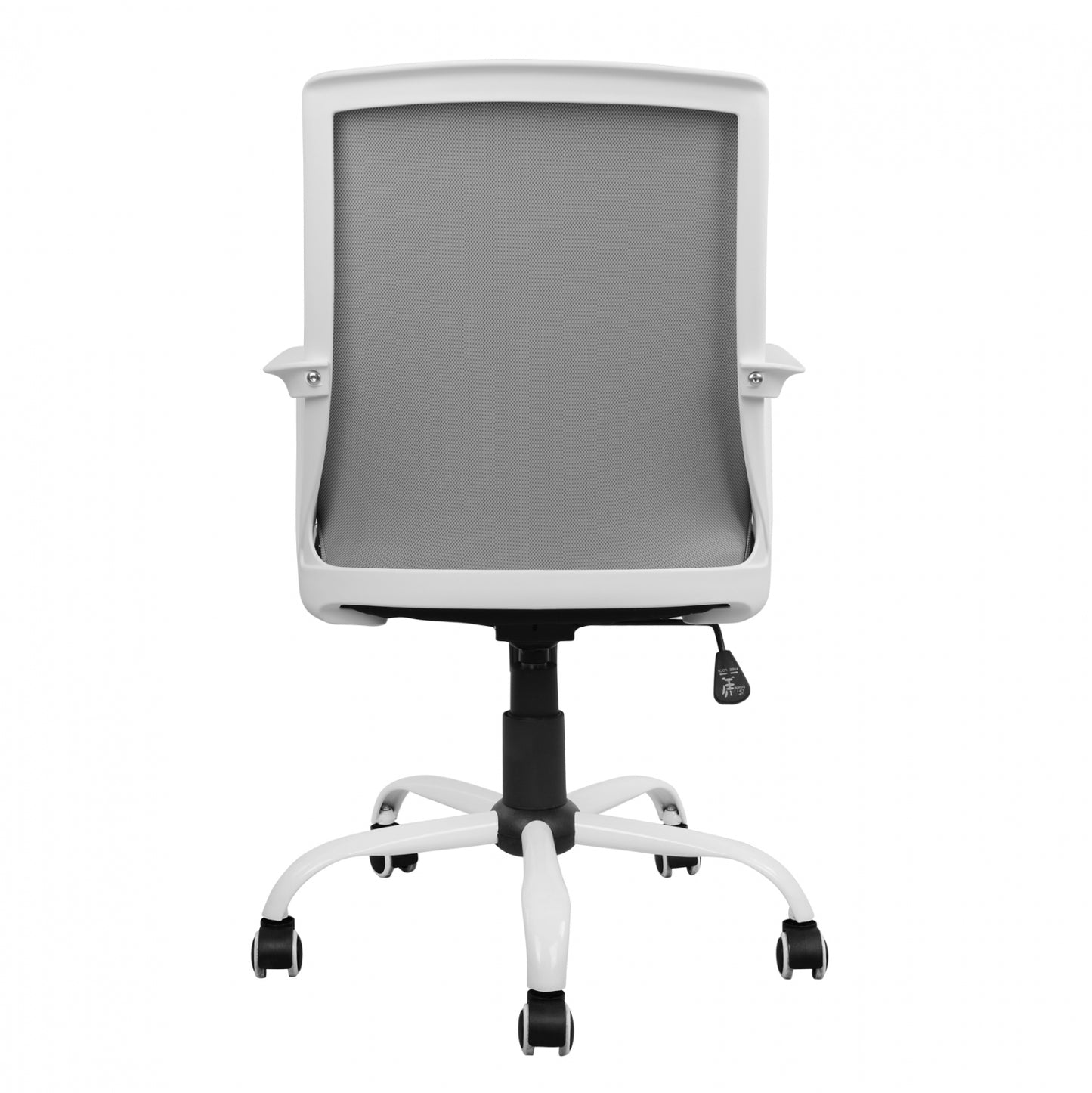 Office Chair Hm1053.21 Grey With Mesh And Metal Base 58x59x103 Cm