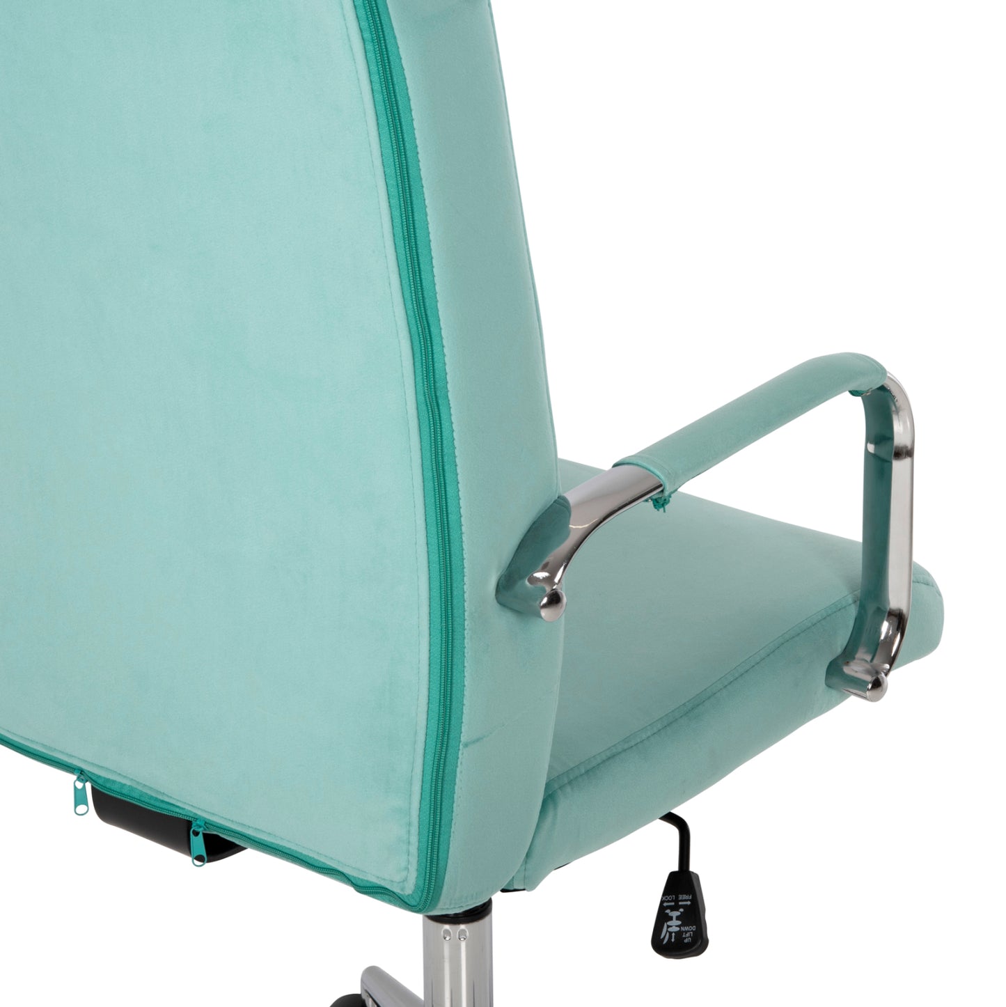 Office Chair Josef Hm1181.08 Mint Velvet-inox Base 58x61x105-113hcm.