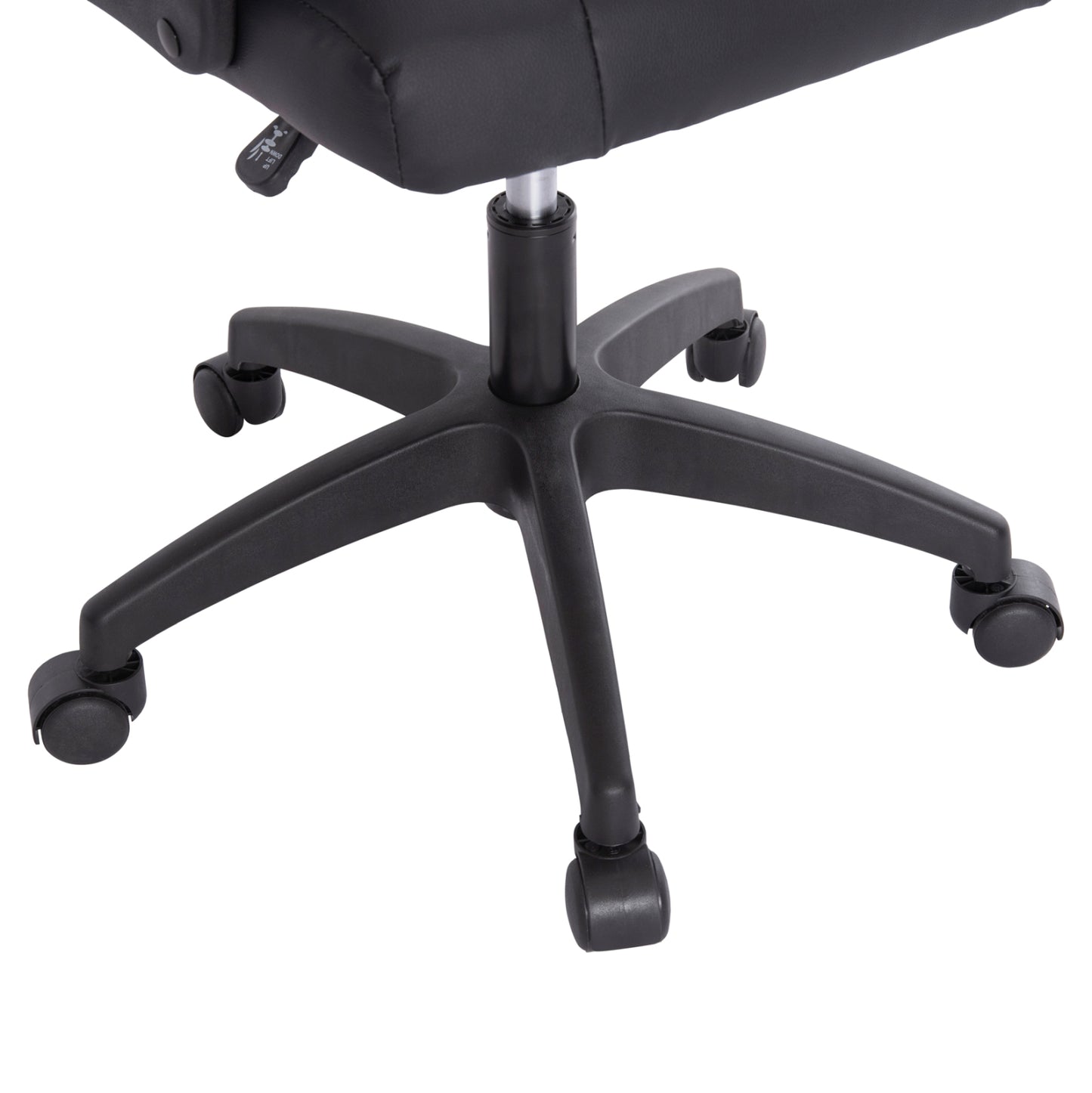 Office Chair Nimble Hm1199.01 Black Pvc-black Frame And Base 59x64x122hcm.