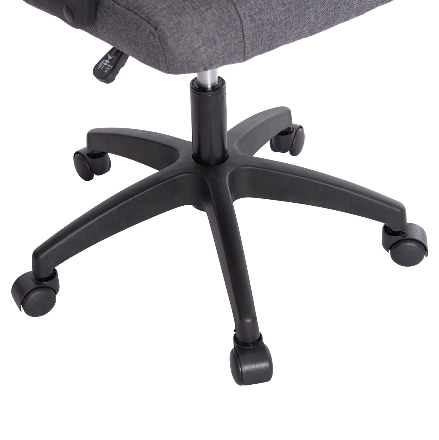 Office Chair Nimble Hm1199.12 Grey Fabric-black Frame And Base 59x64x122hcm.