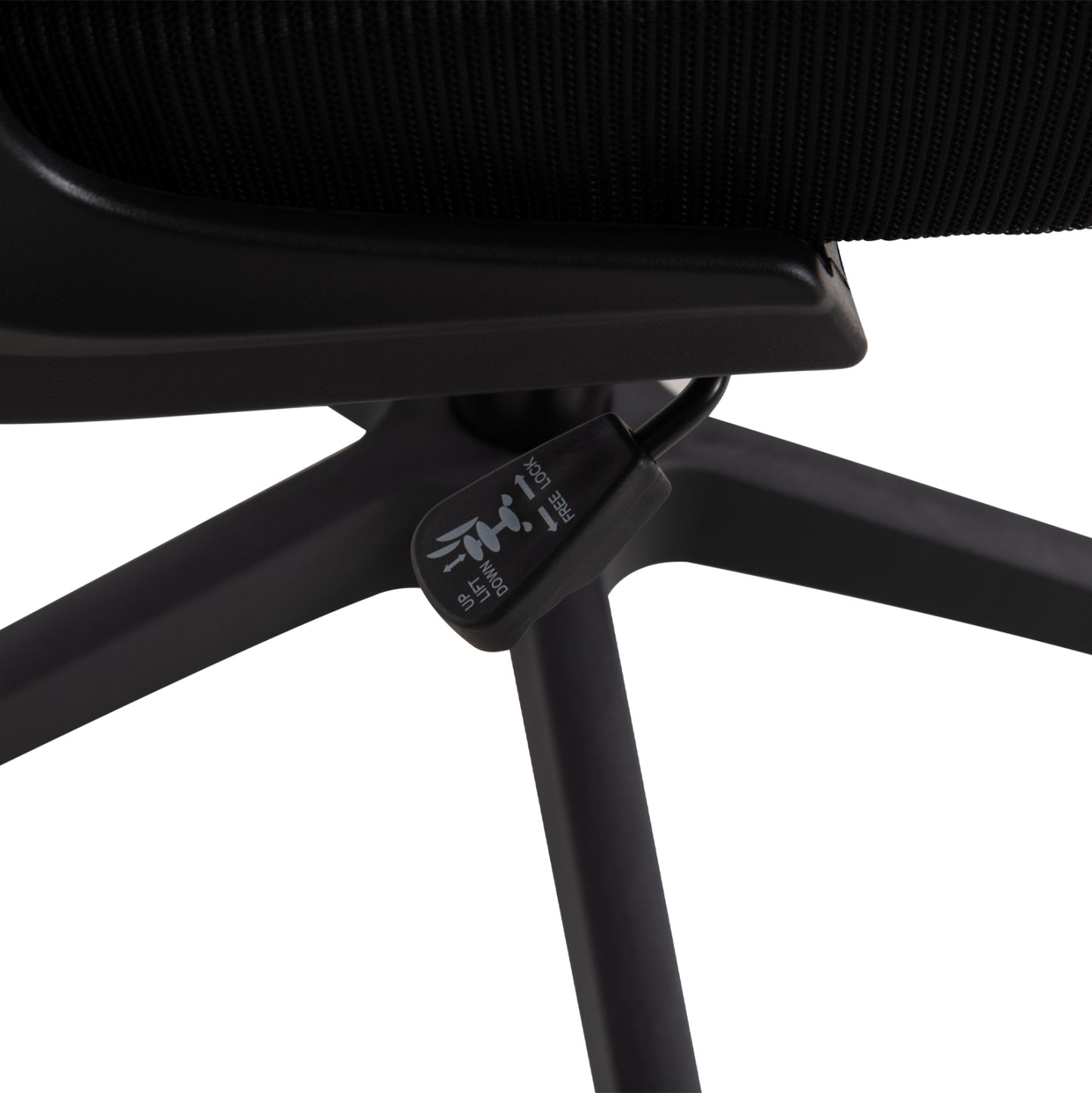 Office Chair Kesi Hm1222.01 Black Mesh Fabric & Pp 61x62x125hcm.