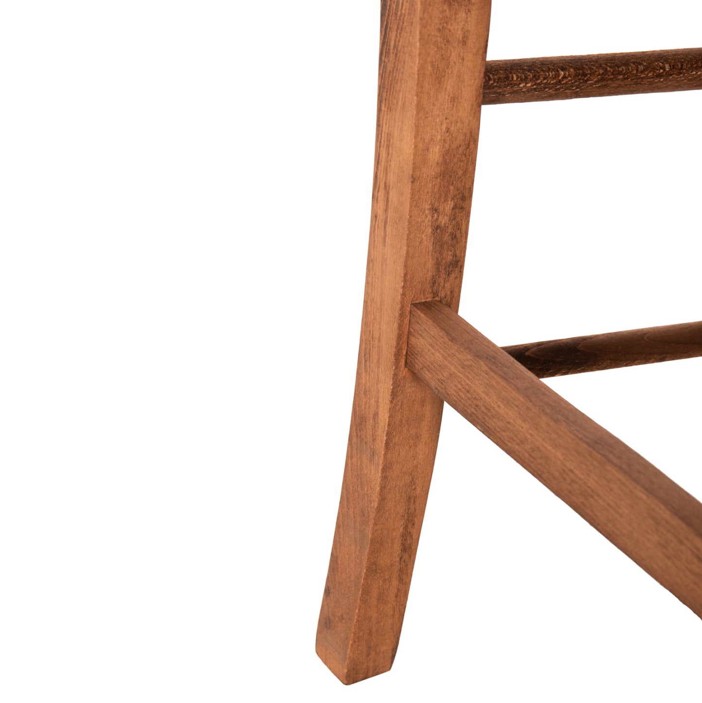 Chair Monte Hm10383.01 Beech Wood In Walnut-seagrass Rush-matt Seat 43x41x87hcm.
