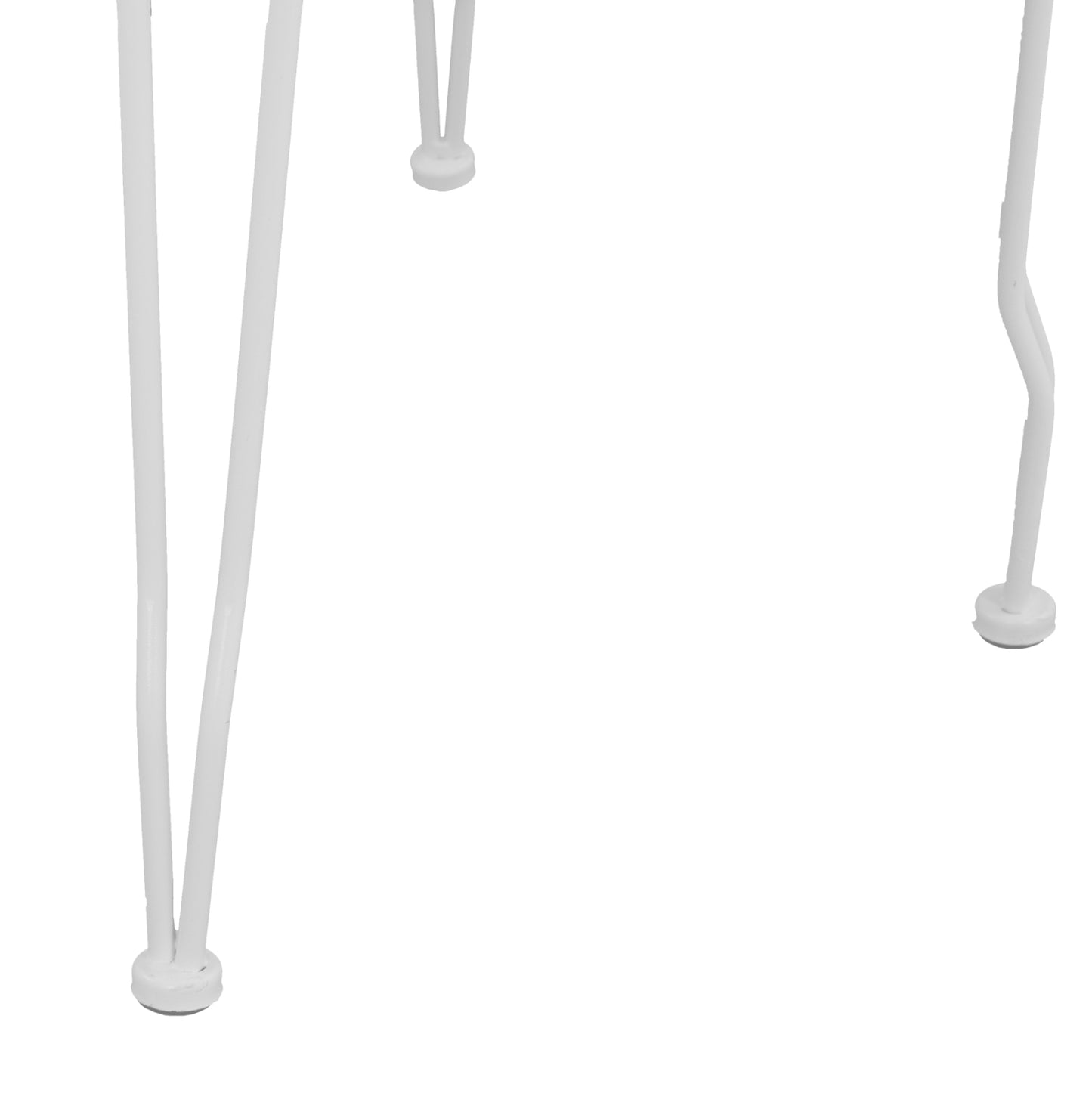 Metallic Chair Amore White 42x48x90 Cm Hm5007.12