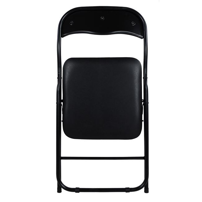 Chair Foldable Pu Black Hm0044 38x47x82h Cm.