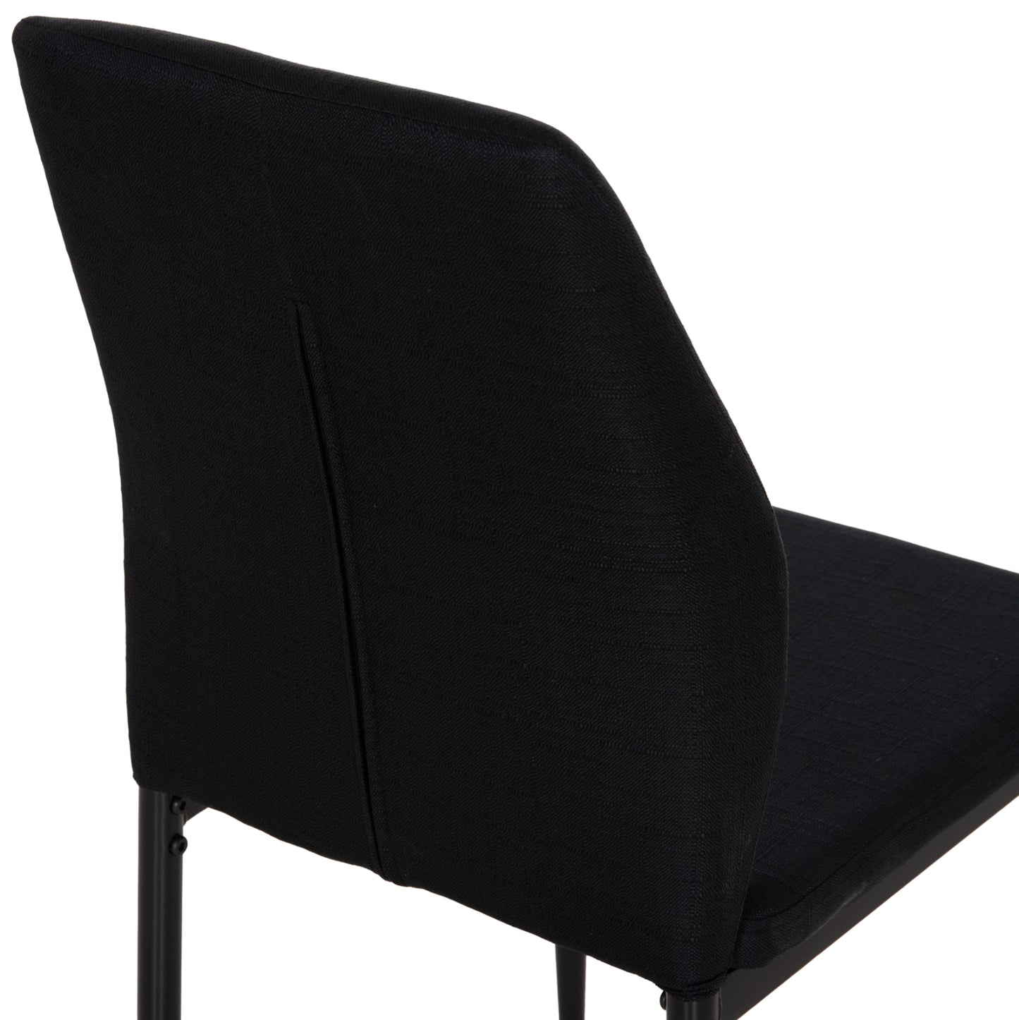 Dining Chair Diaz Hm18346.02 Black Fabric & Metal Legs 43x52x87hcm.