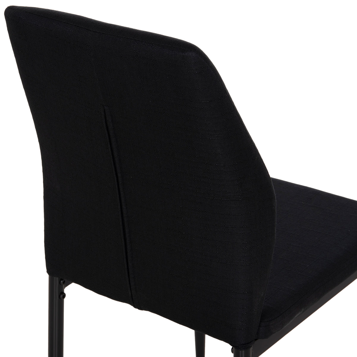 Dining Chair Diaz Hm18346.02 Black Fabric & Metal Legs 43x52x87hcm.