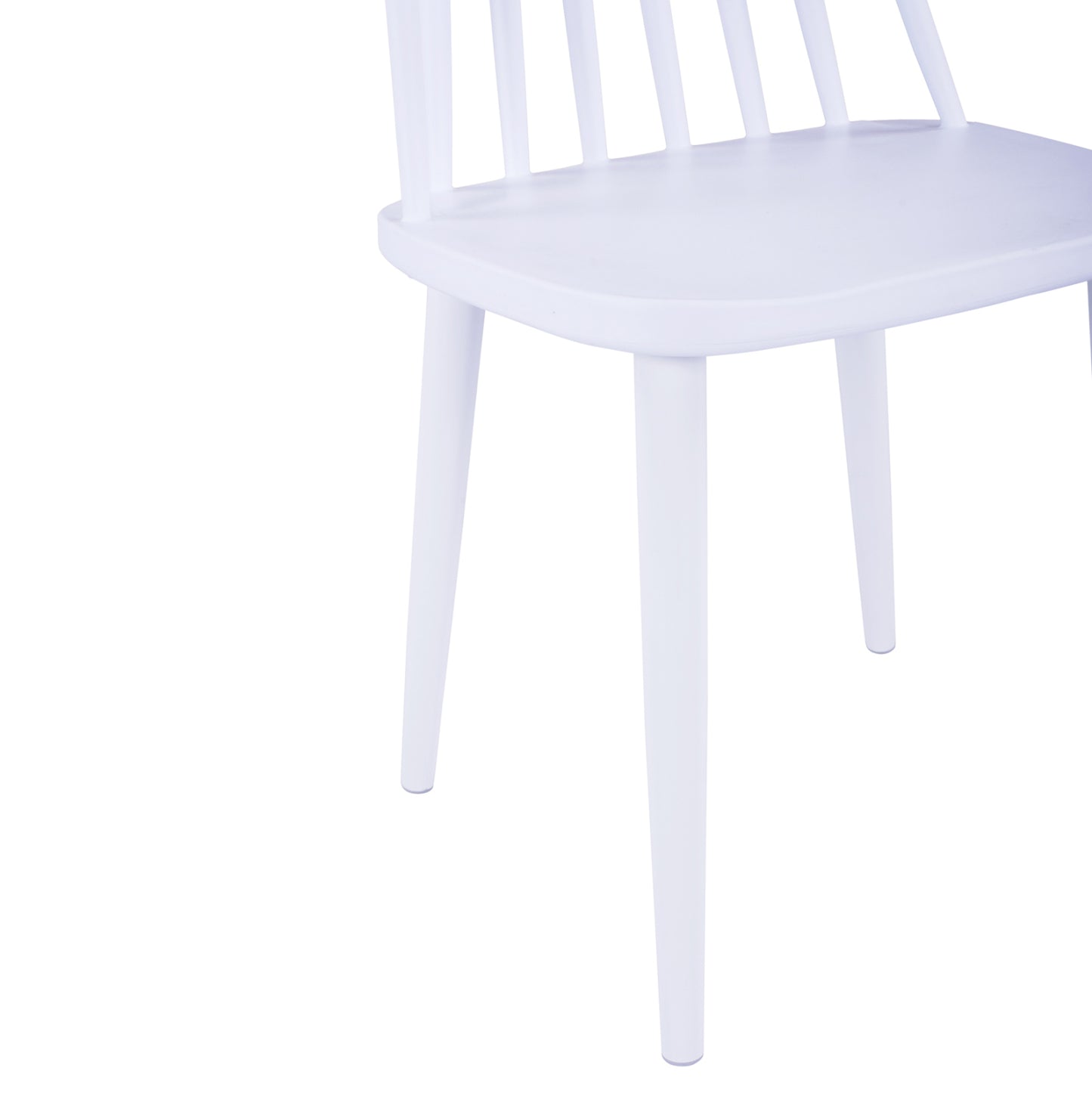 Dining Chair Hm8052.11 Vanessa White With Metallic White Legs 43x46,5x82 Cm.