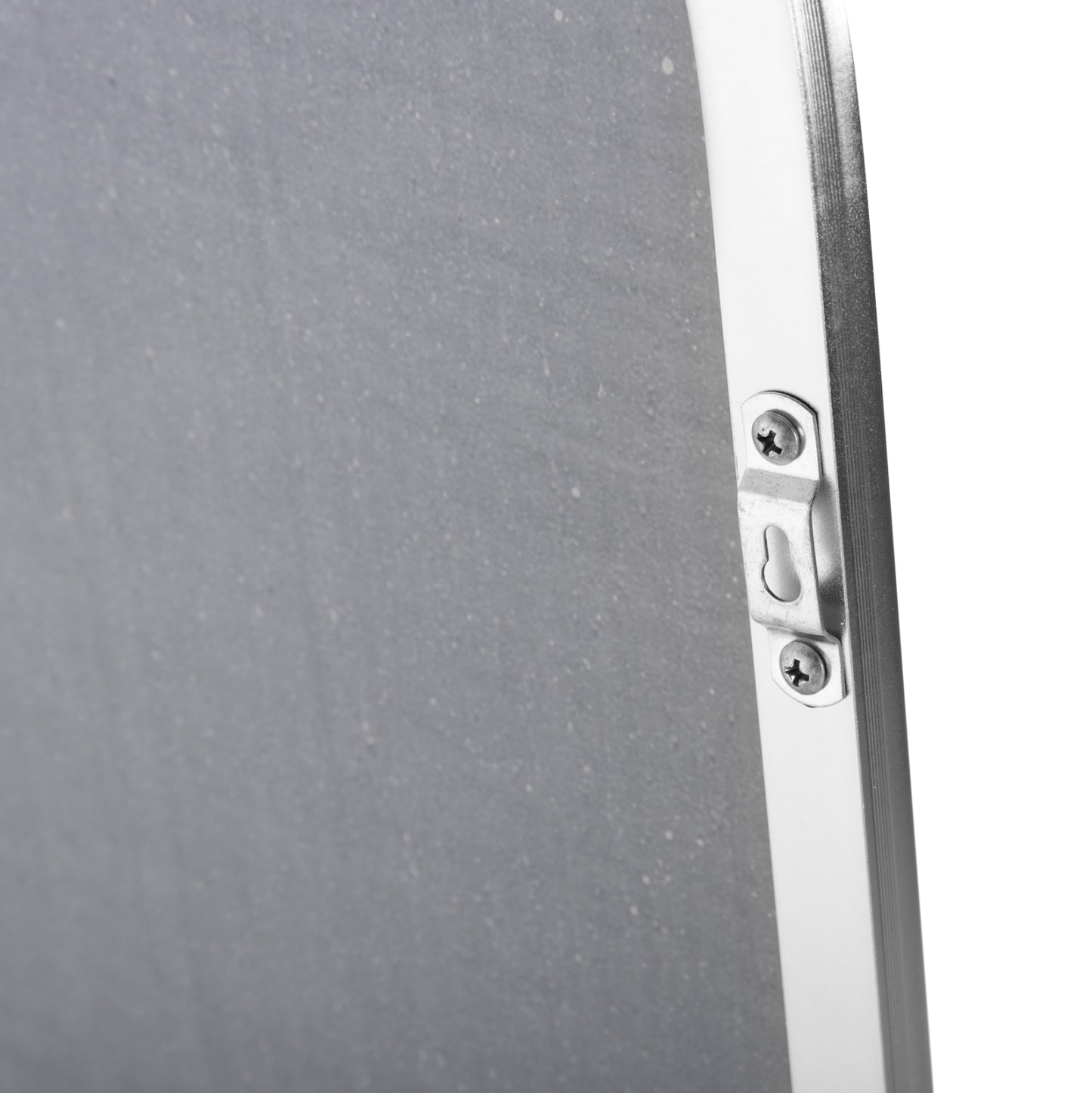Floor Standing Mirror Joely Hm9578.40 Aluminum Frame In Silver Color 40x31x160hcm.