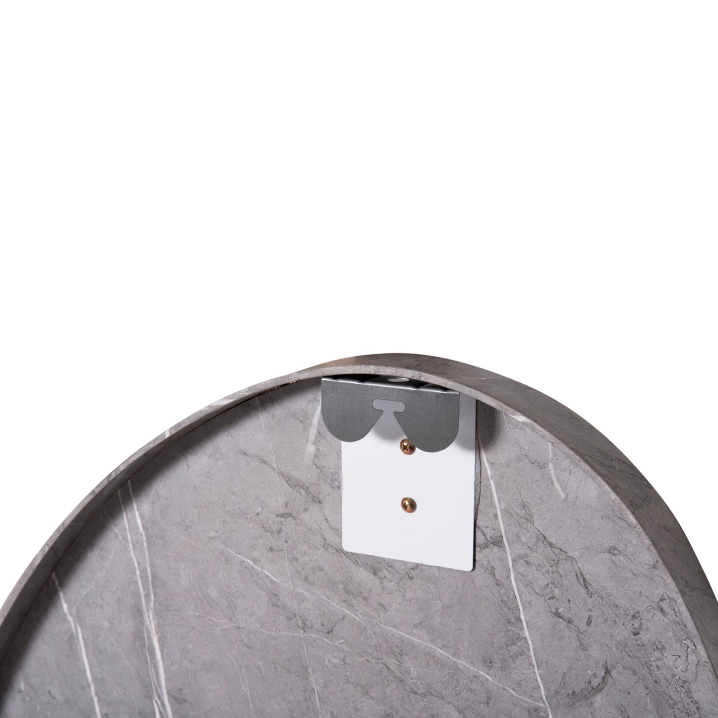 Wall Mirror Irregu Hm4487.02 Mdf Frame In Grey Marble Coloring 60x80hcm.