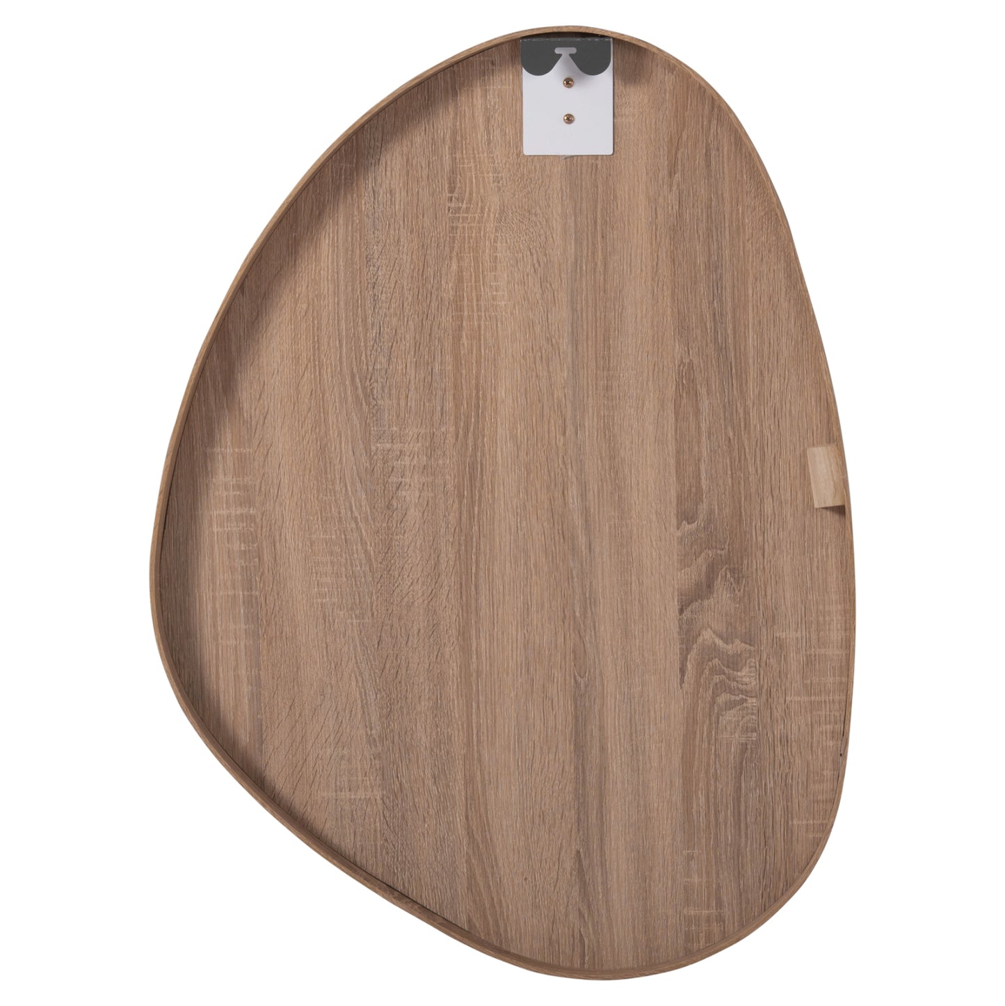 Wall Mirror Irregu Hm4487.03 Mdf Frame In Natural Wood Coloring 60x80hcm.