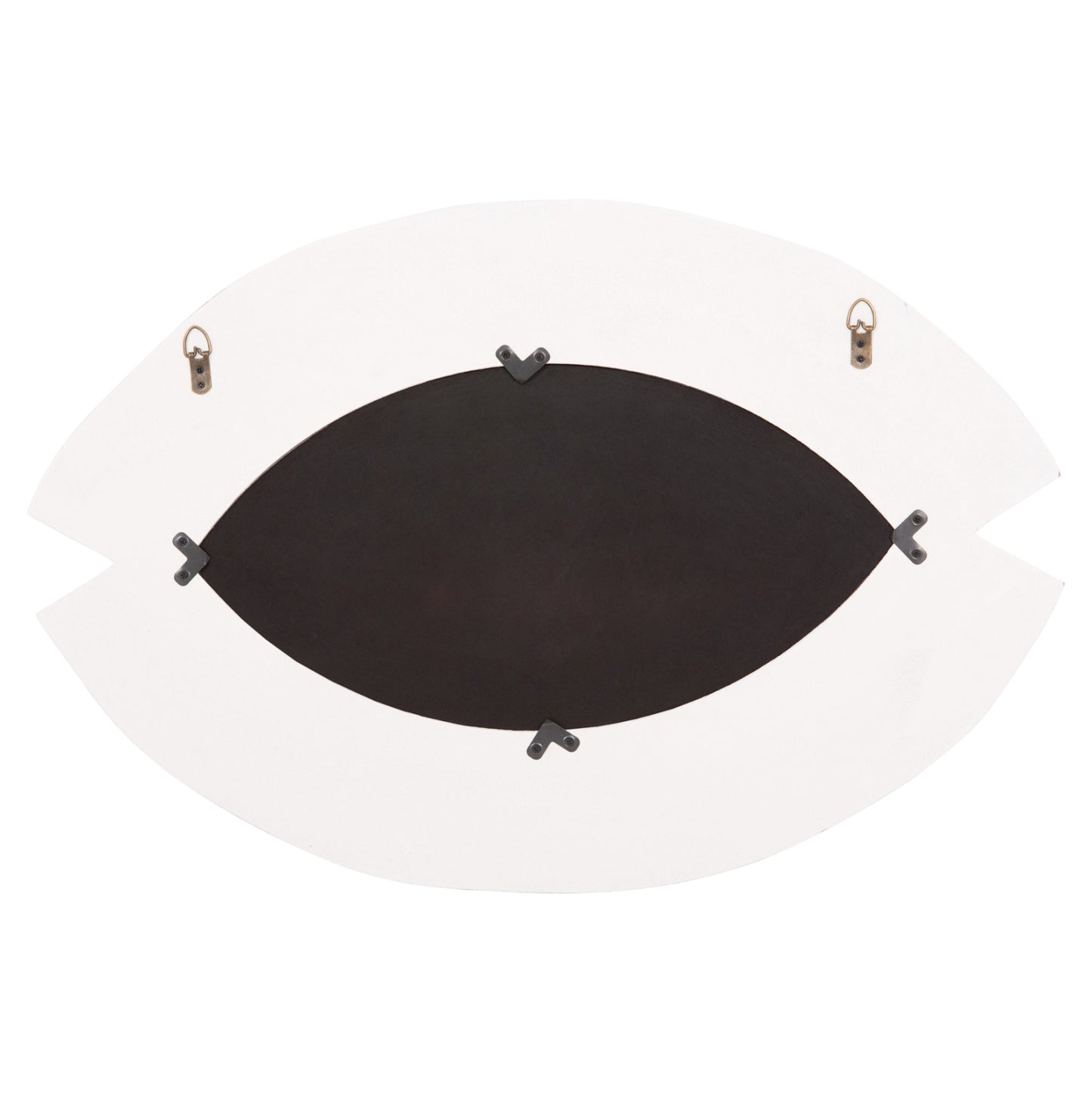 Wall Mirror Series Santorini Hm4529 Mdf In Off White-decor In Beige 81x1,8x54hcm.