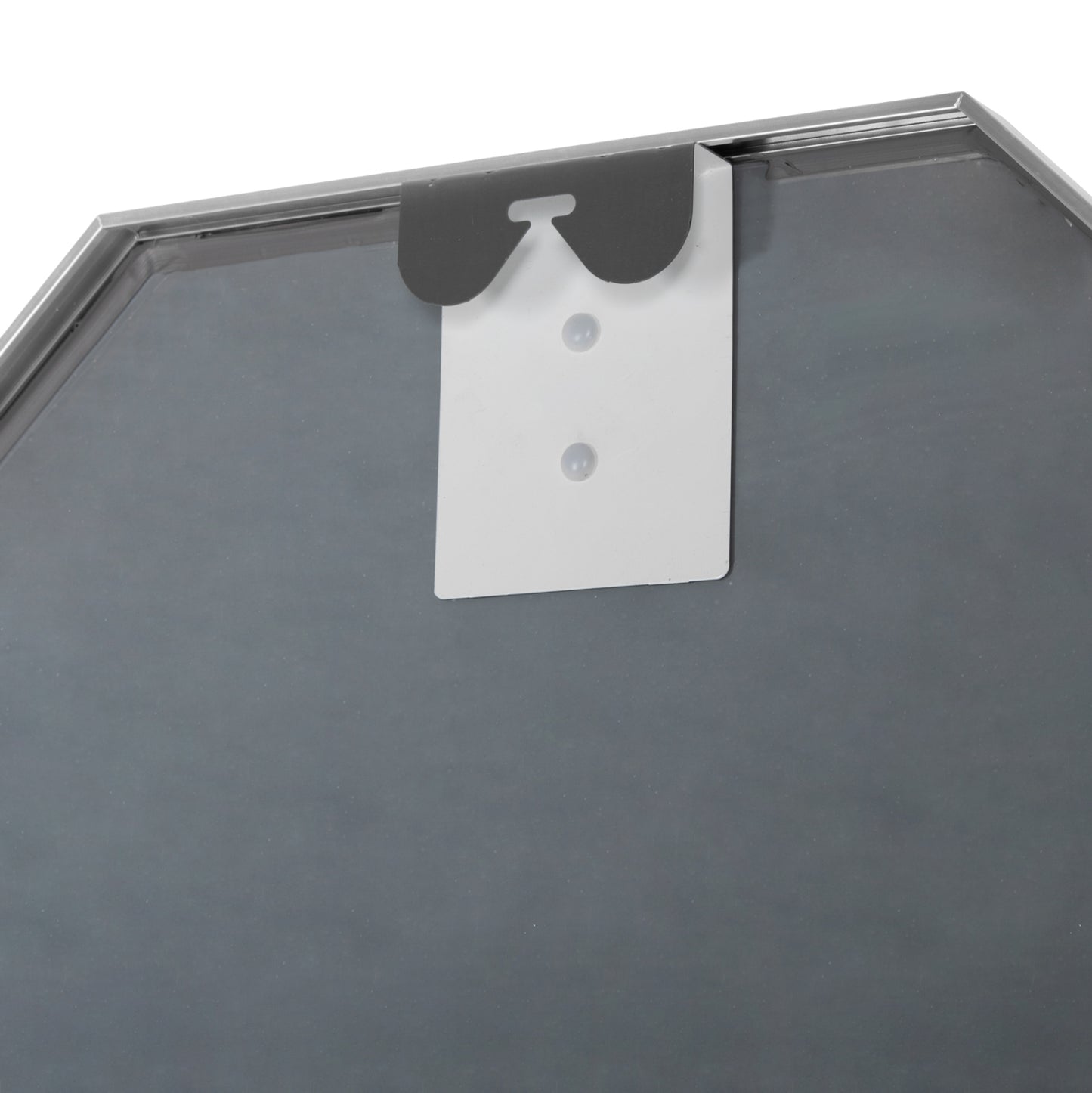 Wall Mirror Hm9583.40 Octagon Silver Aluminum Frame 55,5x2,5x55,5hcm.