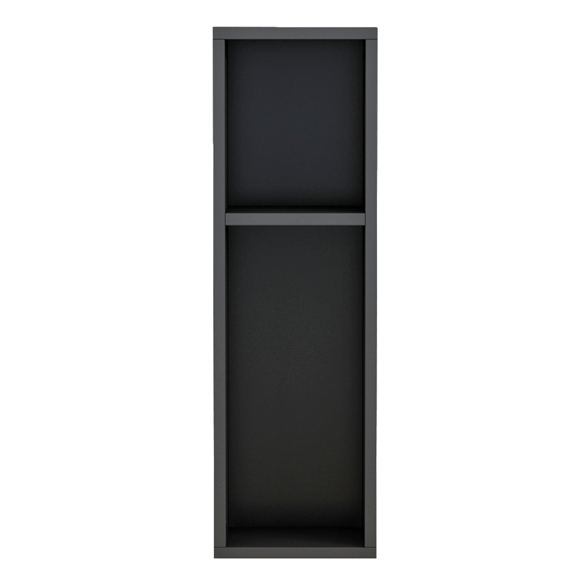 Wall Bedside Stand Bonen Melamine In Grey 20x15xH65cm