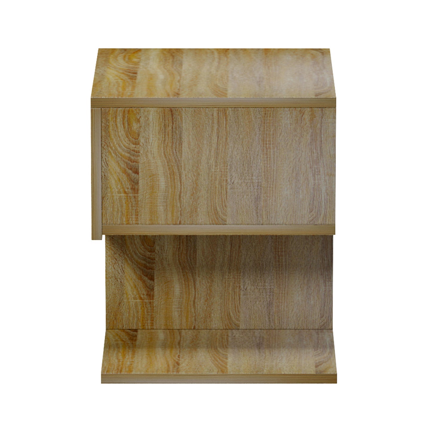 Bedside Nightstand Caspian Hm9071.12 Melamine In Sonama 46.8x33x36.8hcm.