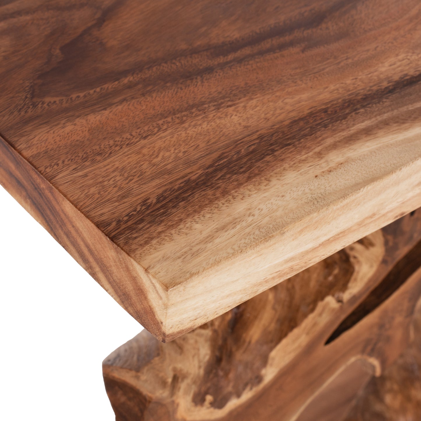 Console Hm9357 Solid Teak Natural 150x40x80h